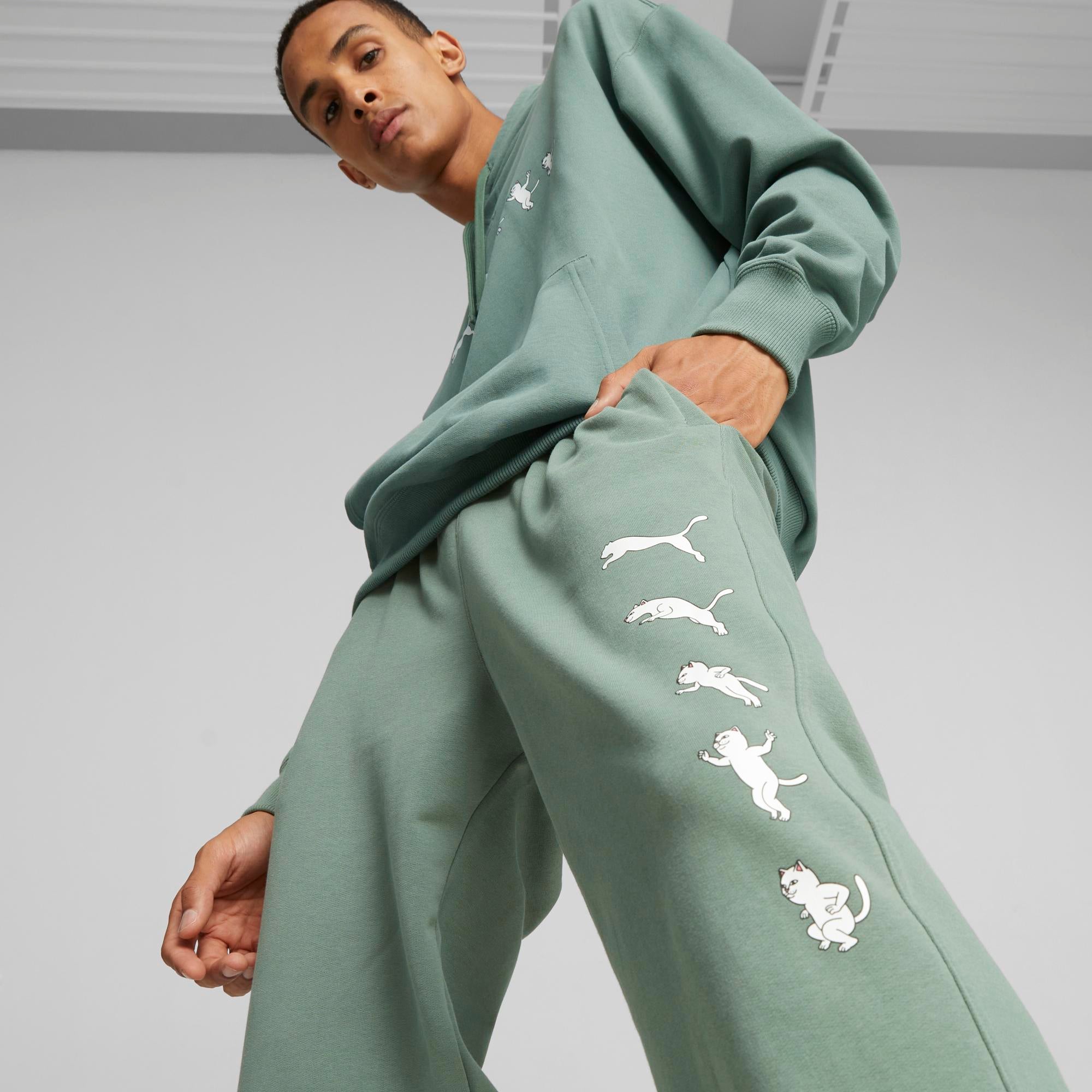 RIPNDIP PUMA X RIPNDIP Morph Sweatpants (Eucalyptus)