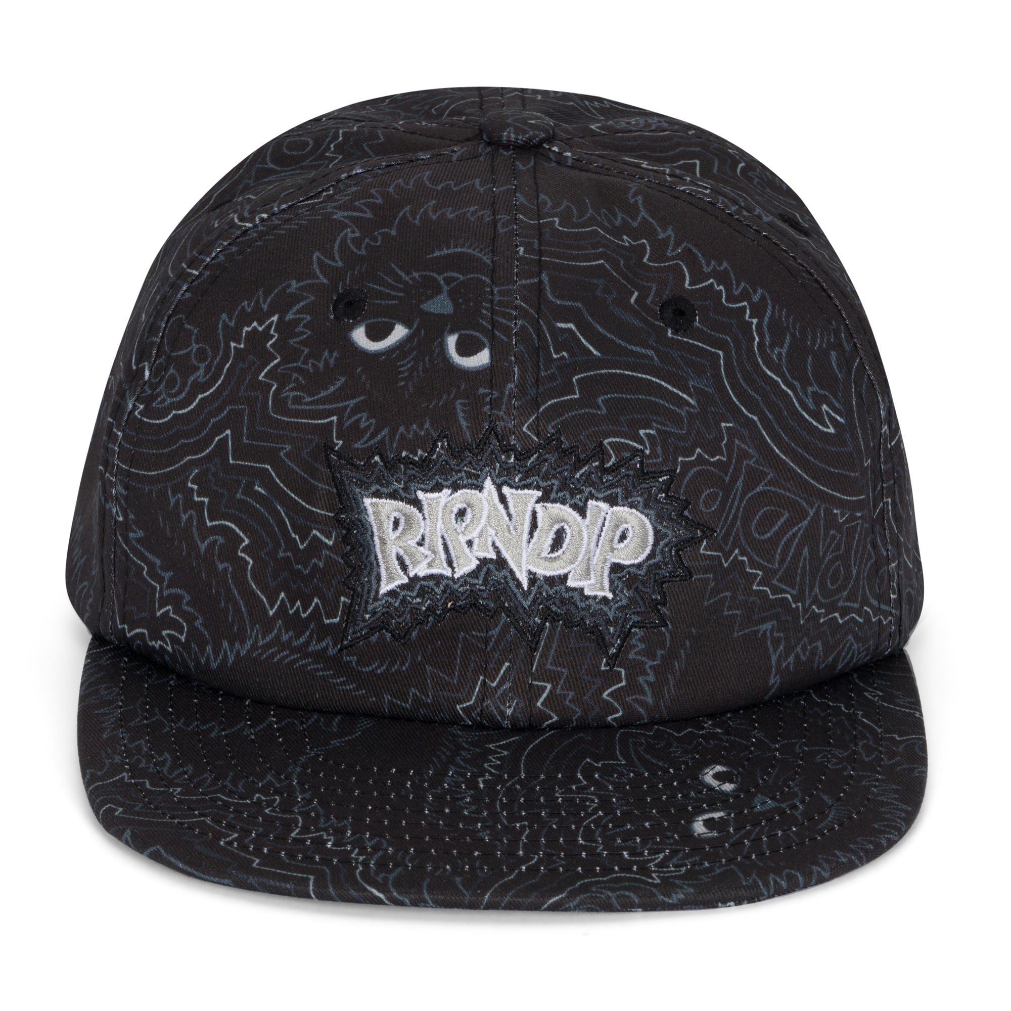 RipNDip Big Pussy Energy 6 Panel Hat (Black)