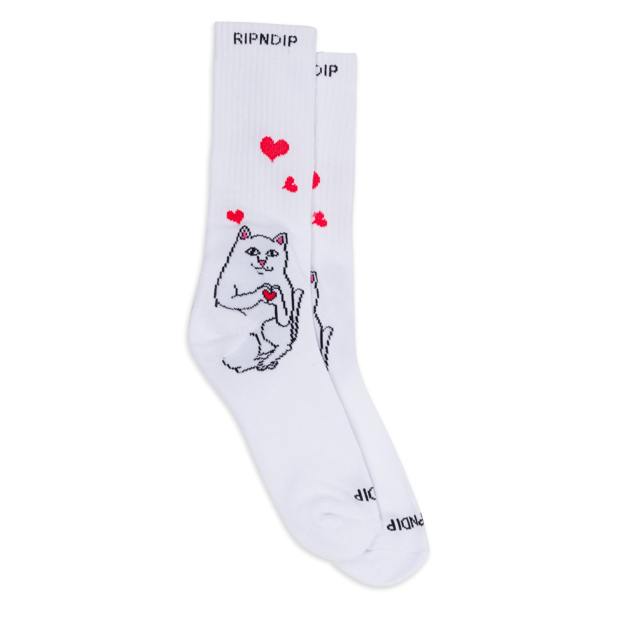 RipNDip Nermal Loves Socks (White)