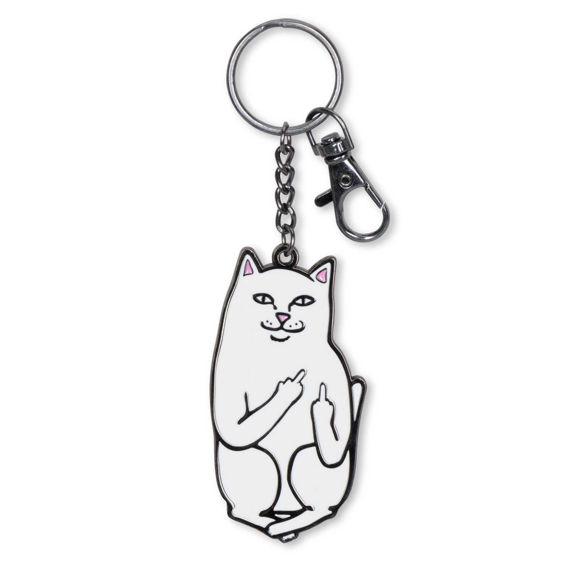 Lord Nermal Keychain (White) – RIPNDIP