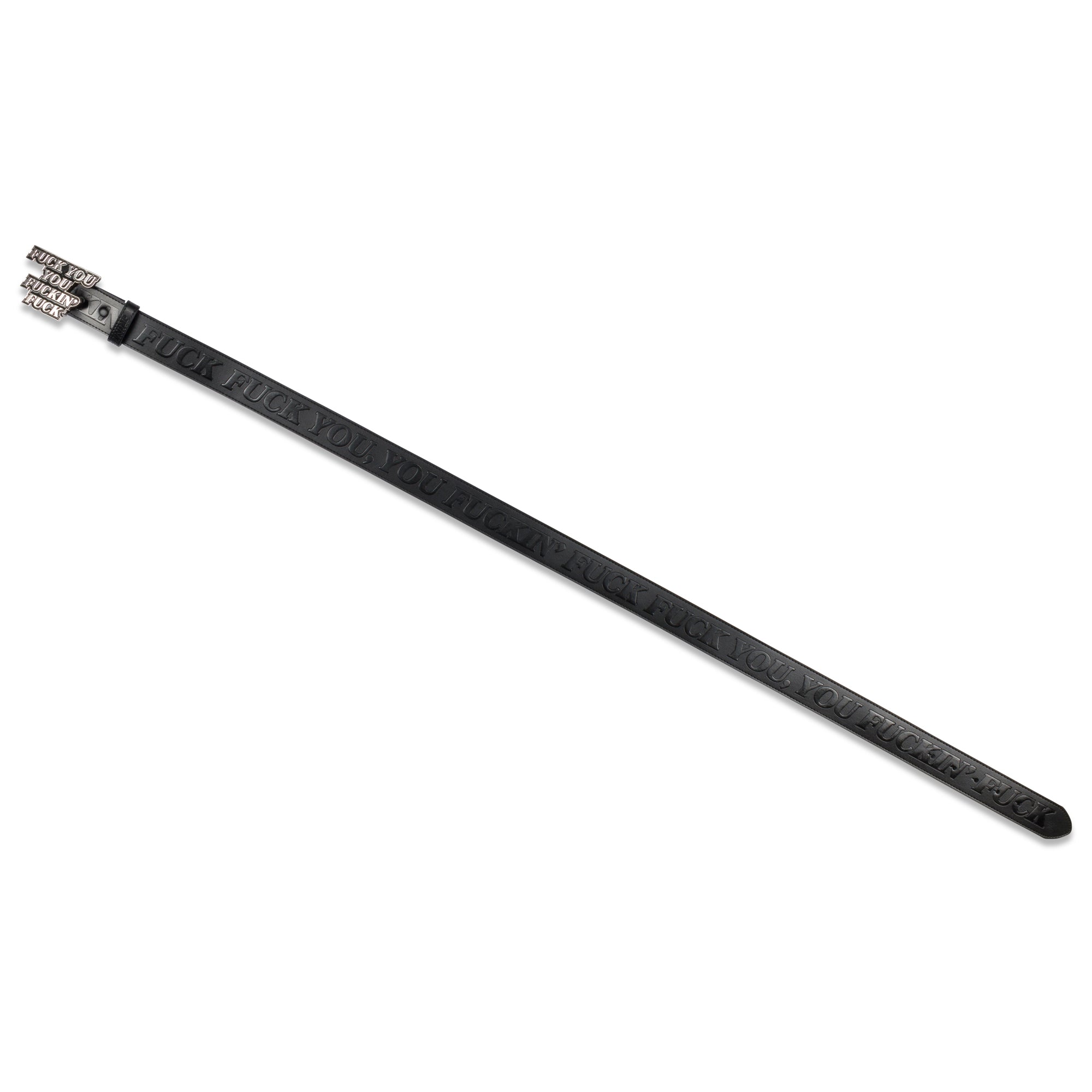 RIPNDIP Fuckin Fuck Leather Belt (Black)