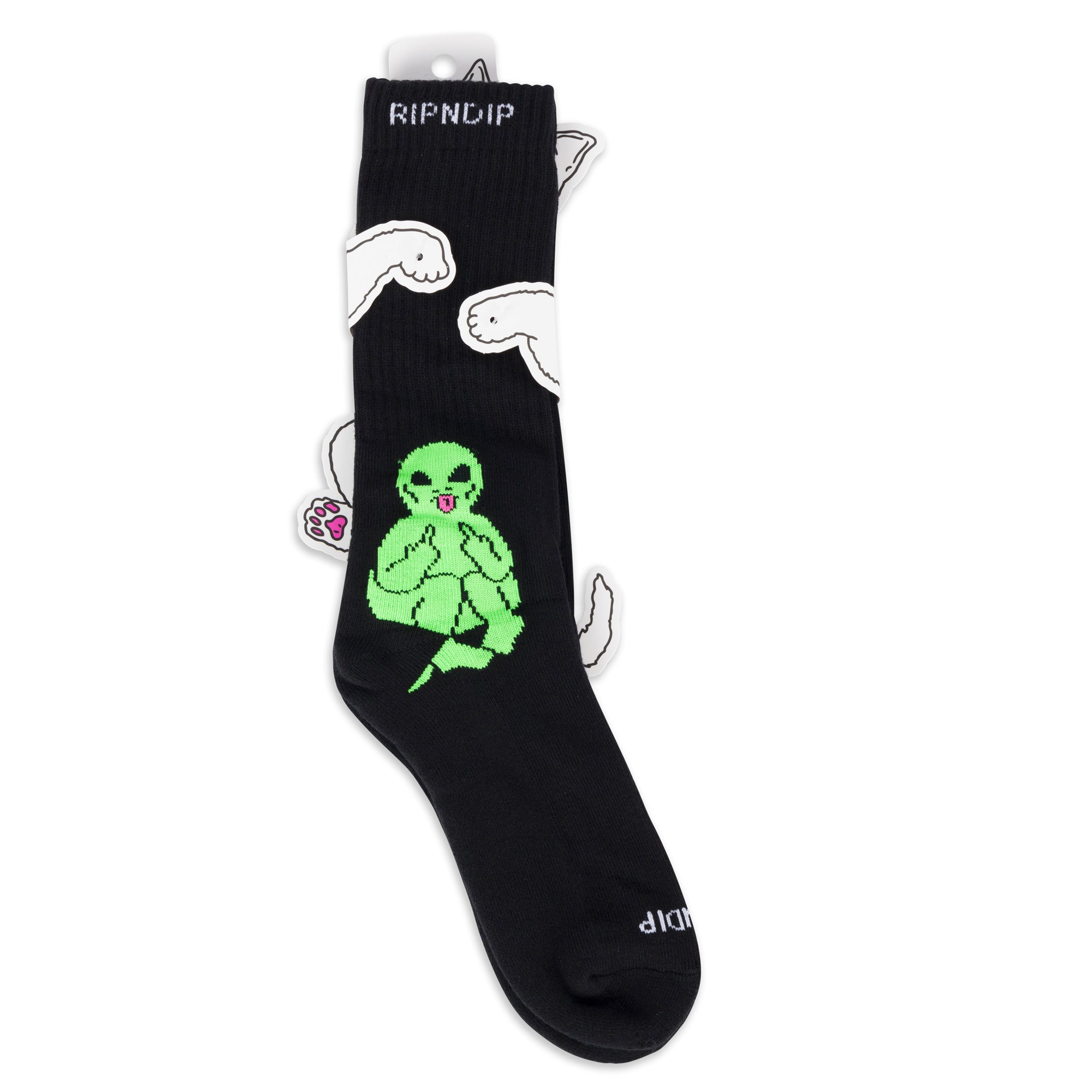 RIPNDIP Lord Alien Socks (Black)