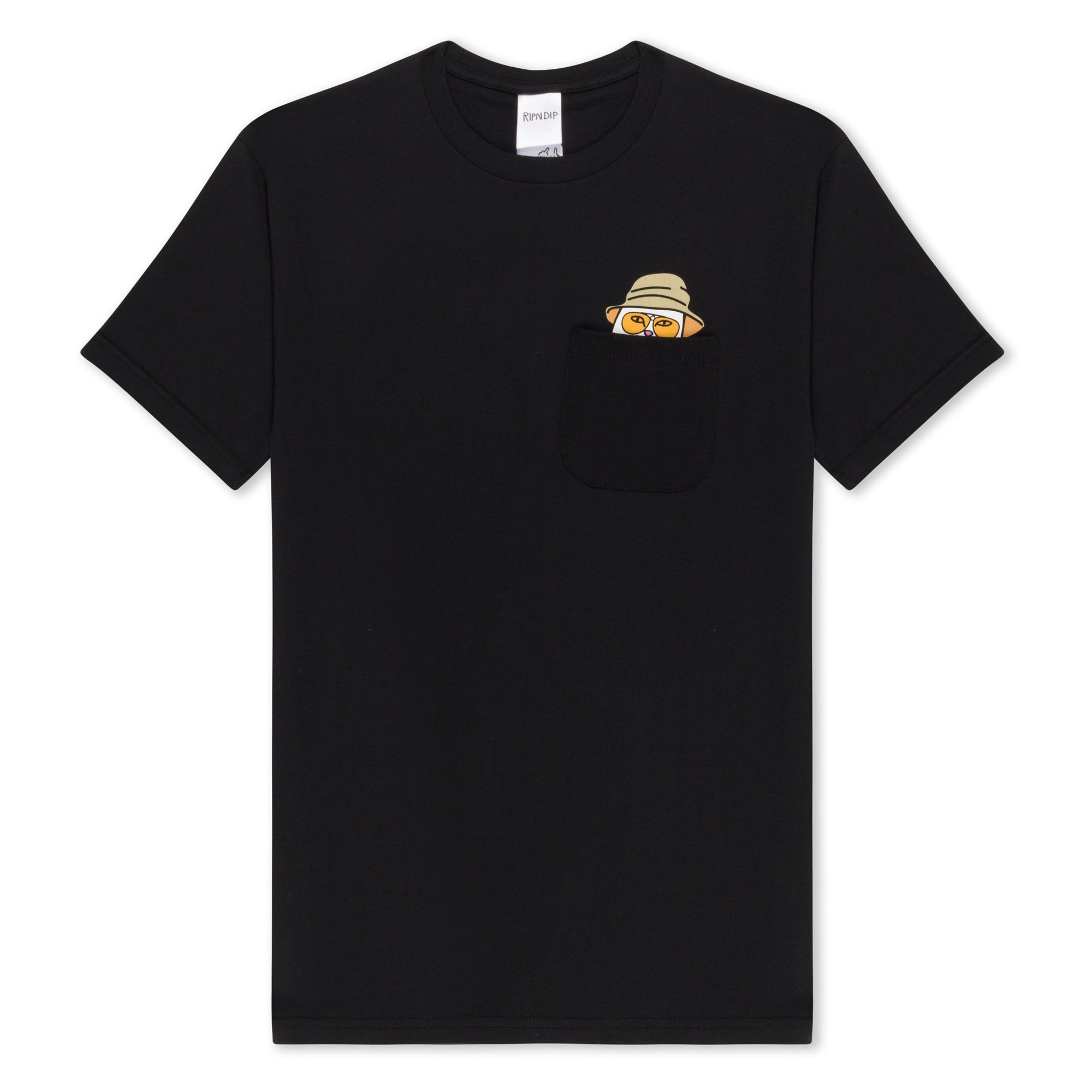 RIPNDIP Lord Nermal S Thompson Pocket Tee (Black)