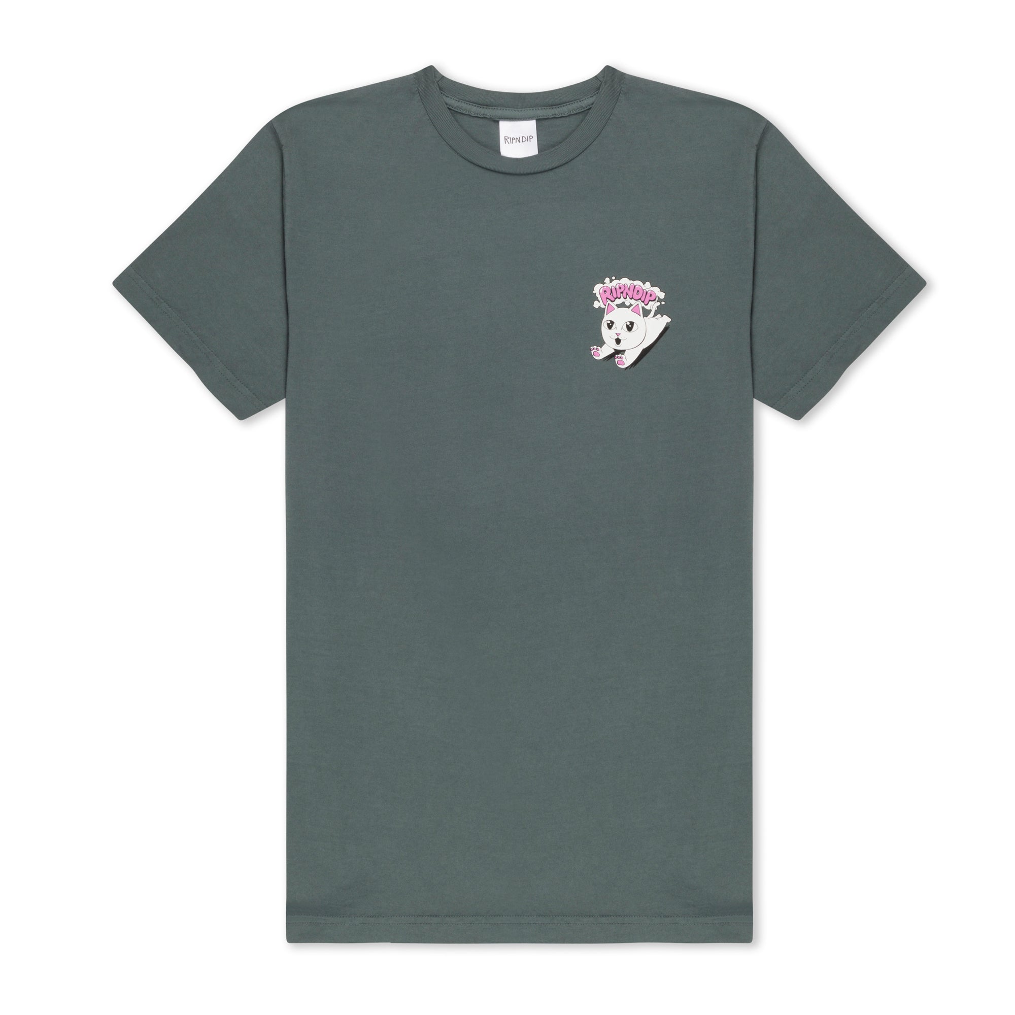 RIPNDIP Leaping Kitty Tee (Charcoal)