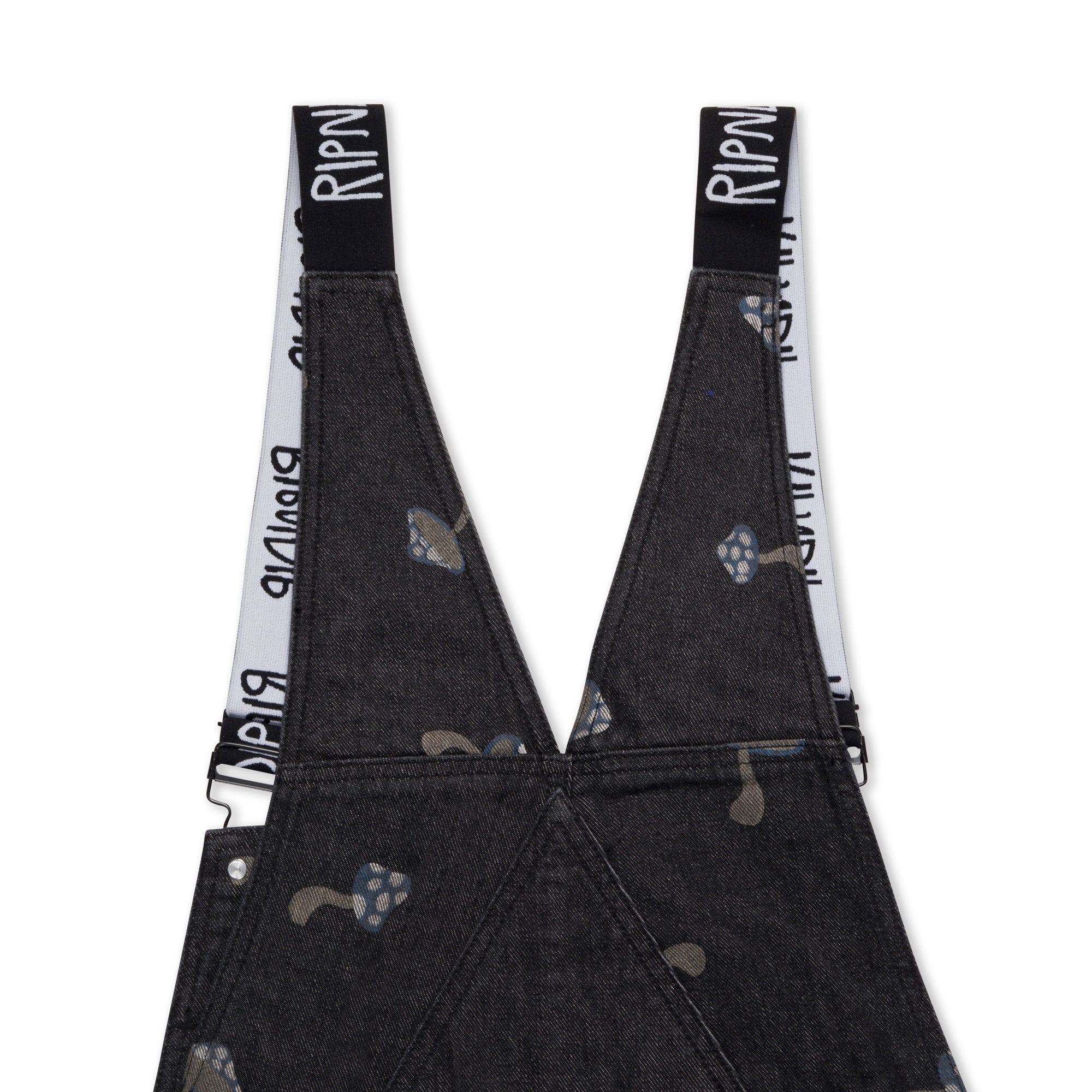 RIPNDIP Euphoria Denim Overalls (Black)