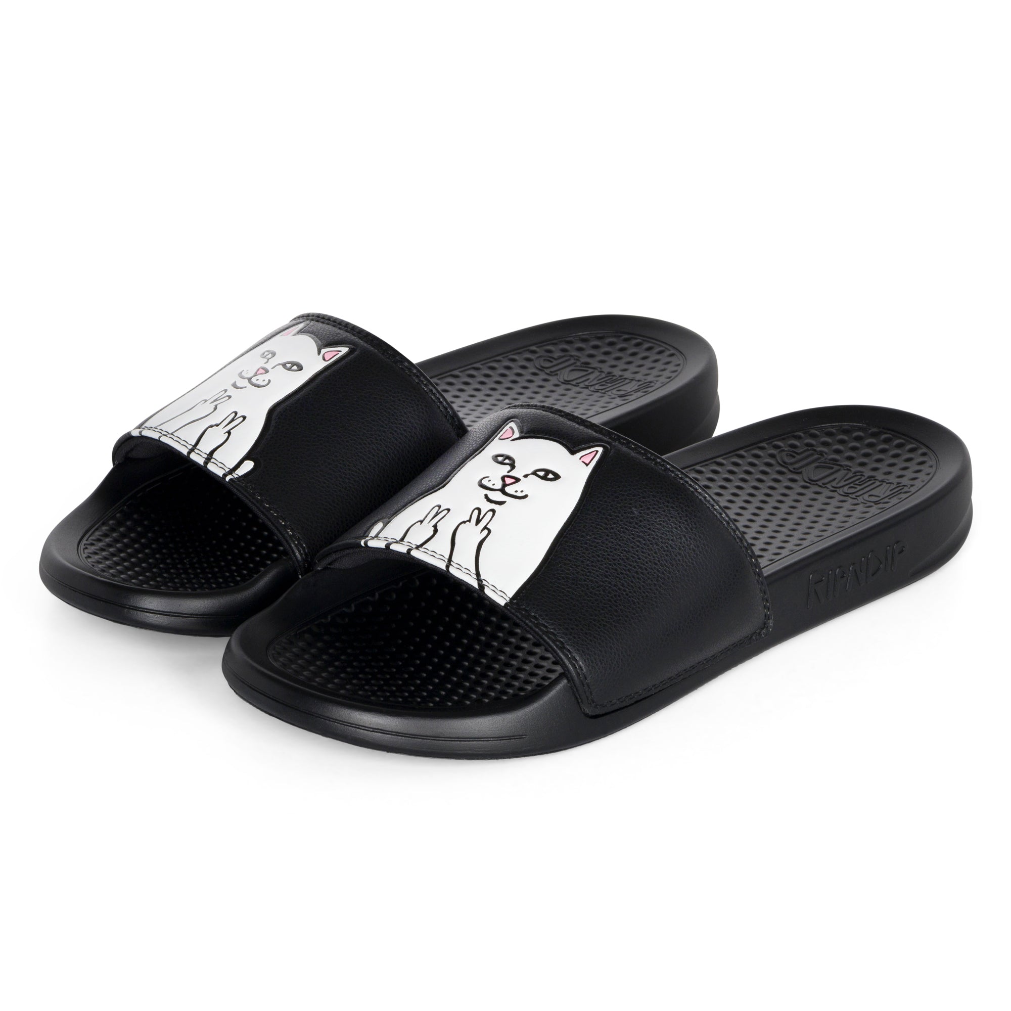 RIPNDIP Lord Nermal Peace Slides (Black)