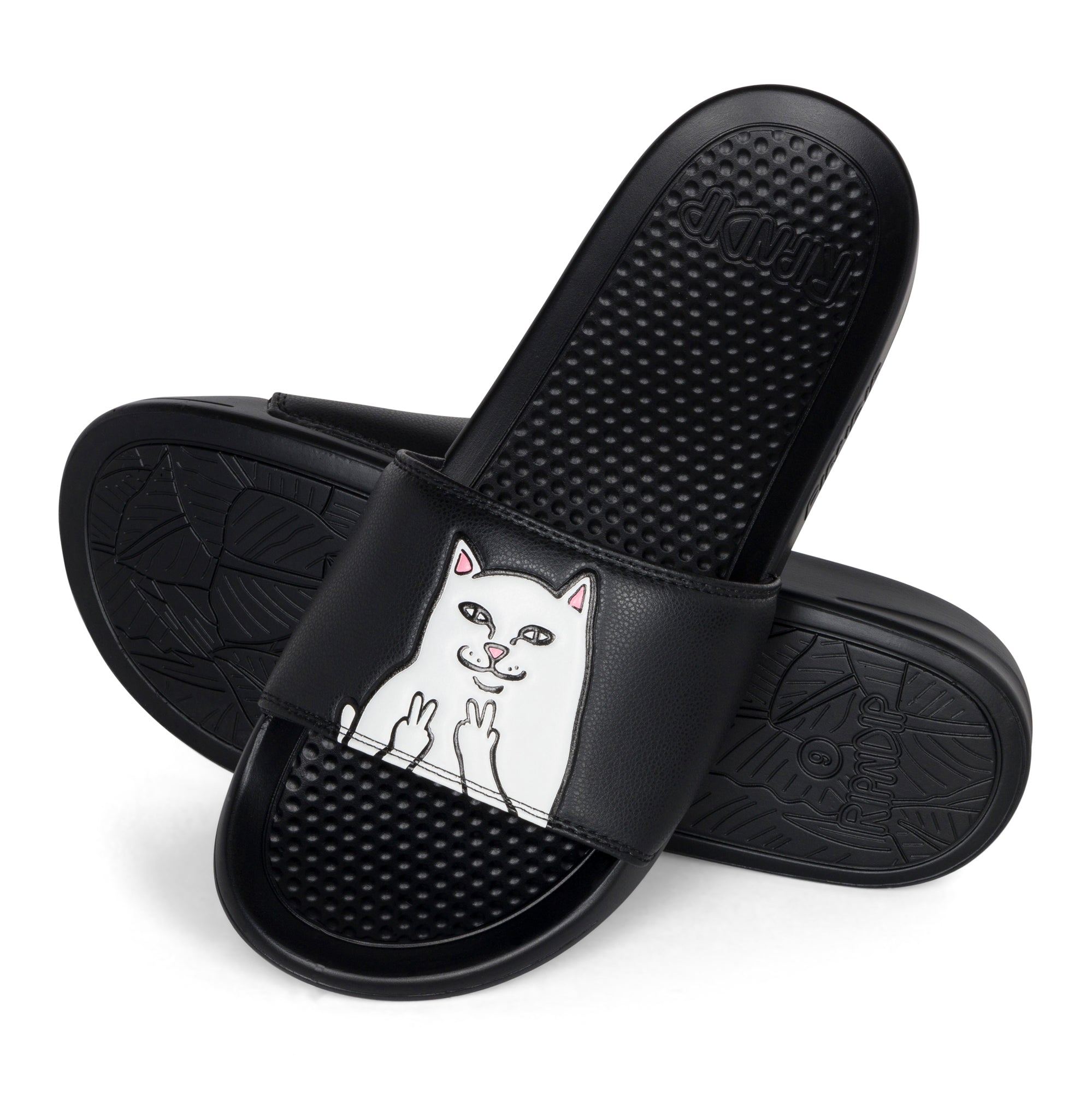 RIPNDIP Lord Nermal Peace Slides (Black)