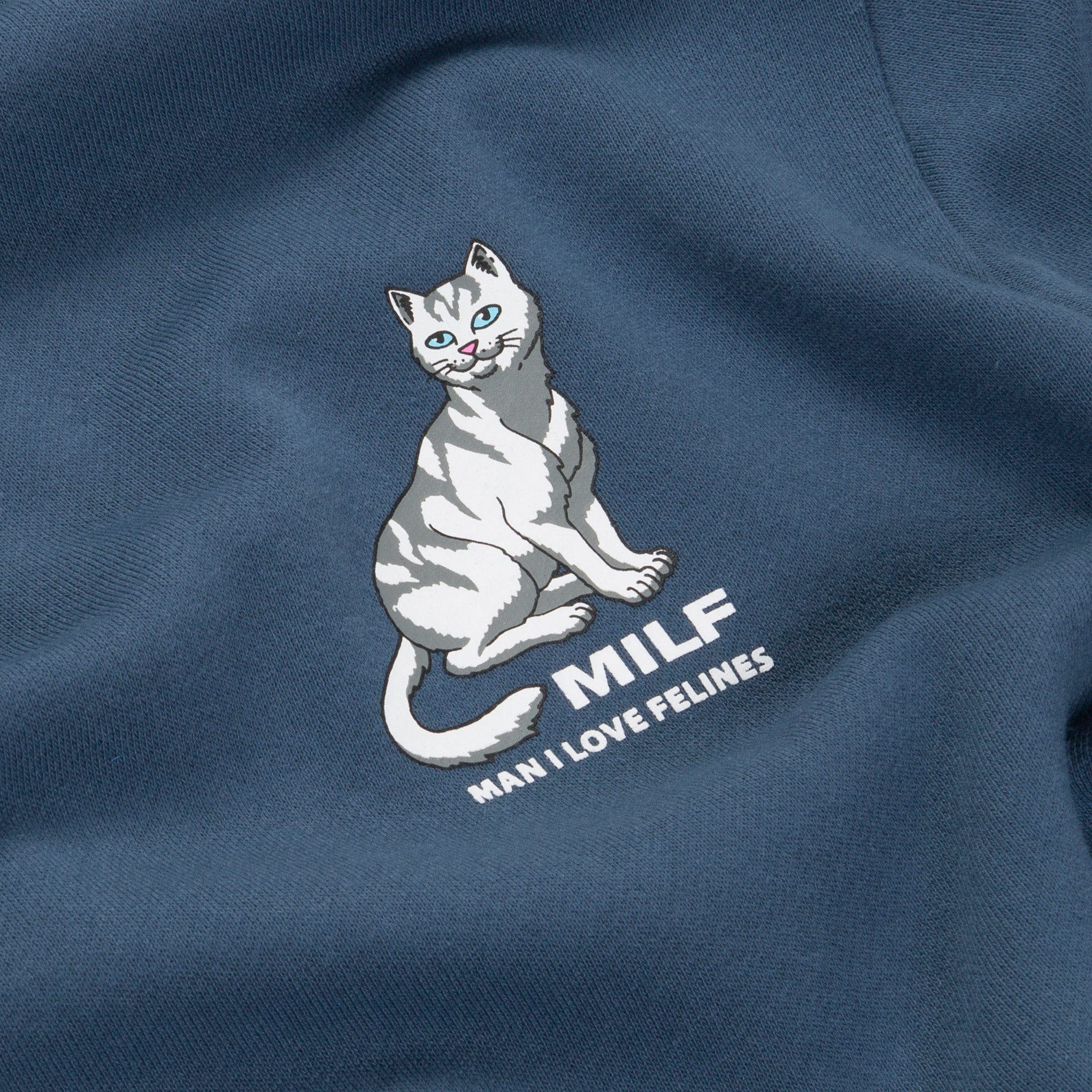 RIPNDIP Man I Love Felines Hoodie (Storm Blue)