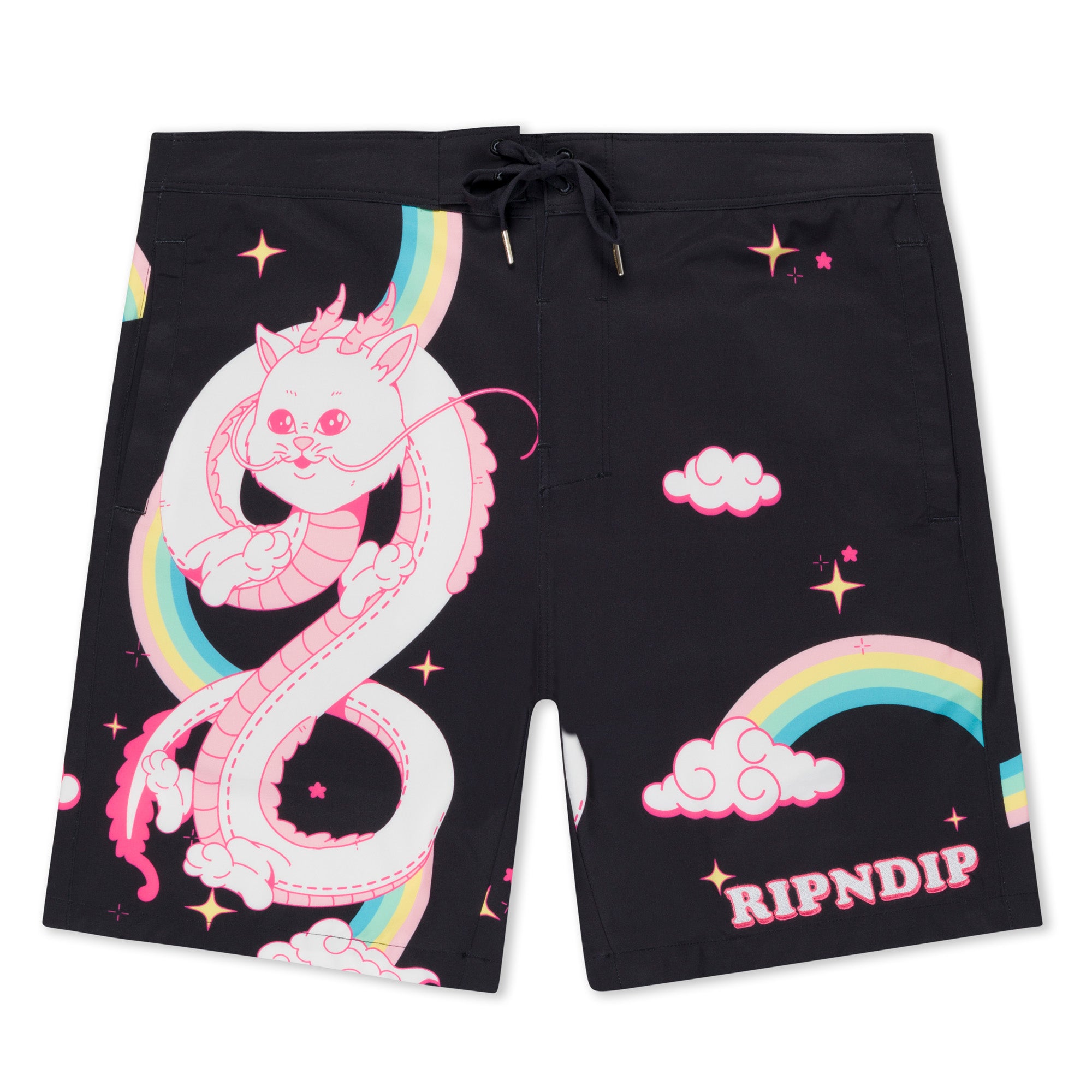 RIPNDIP Fantasy Nerm Swim Shorts (Black)