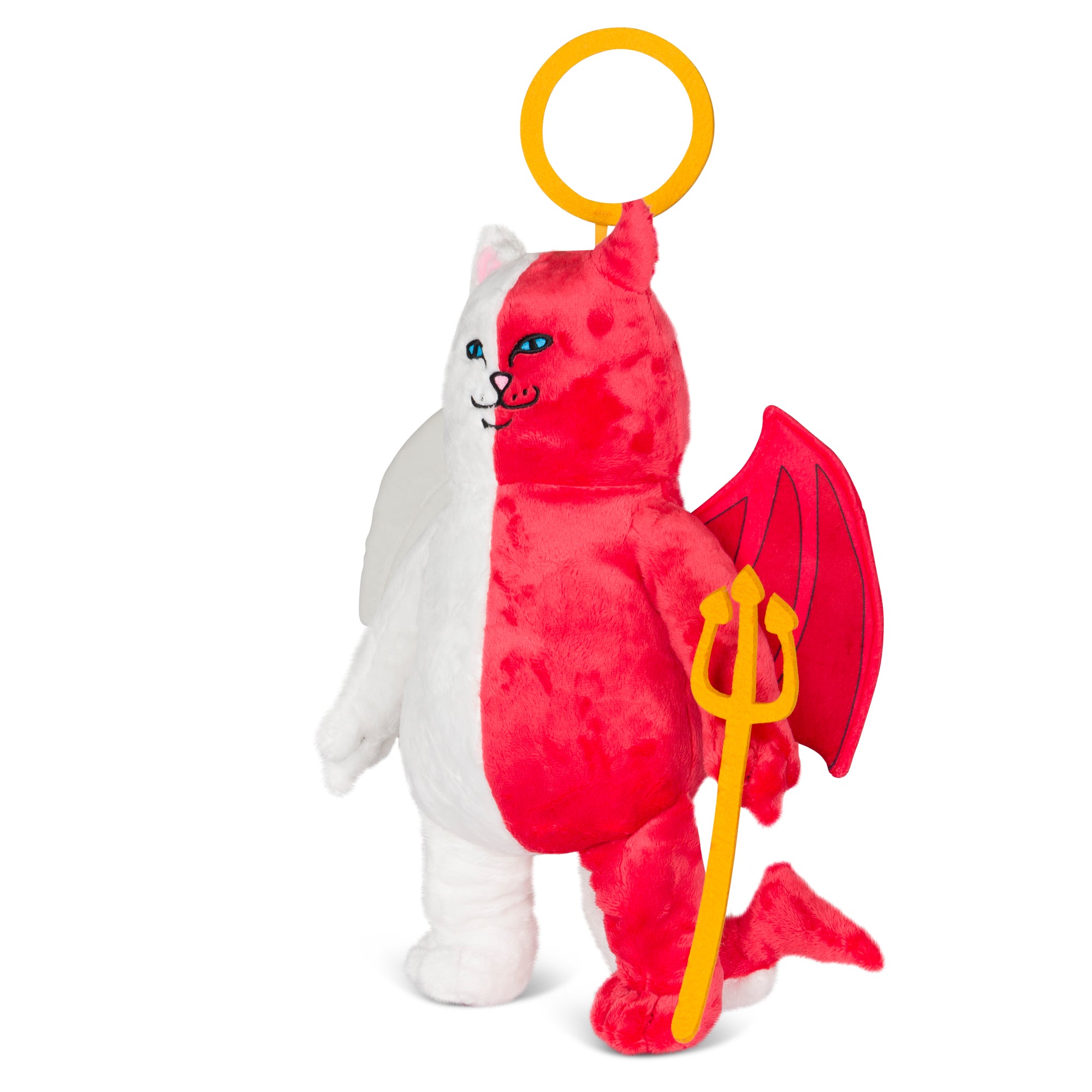 RIPNDIP Heaven And Hell Plush Toy (White/Red)