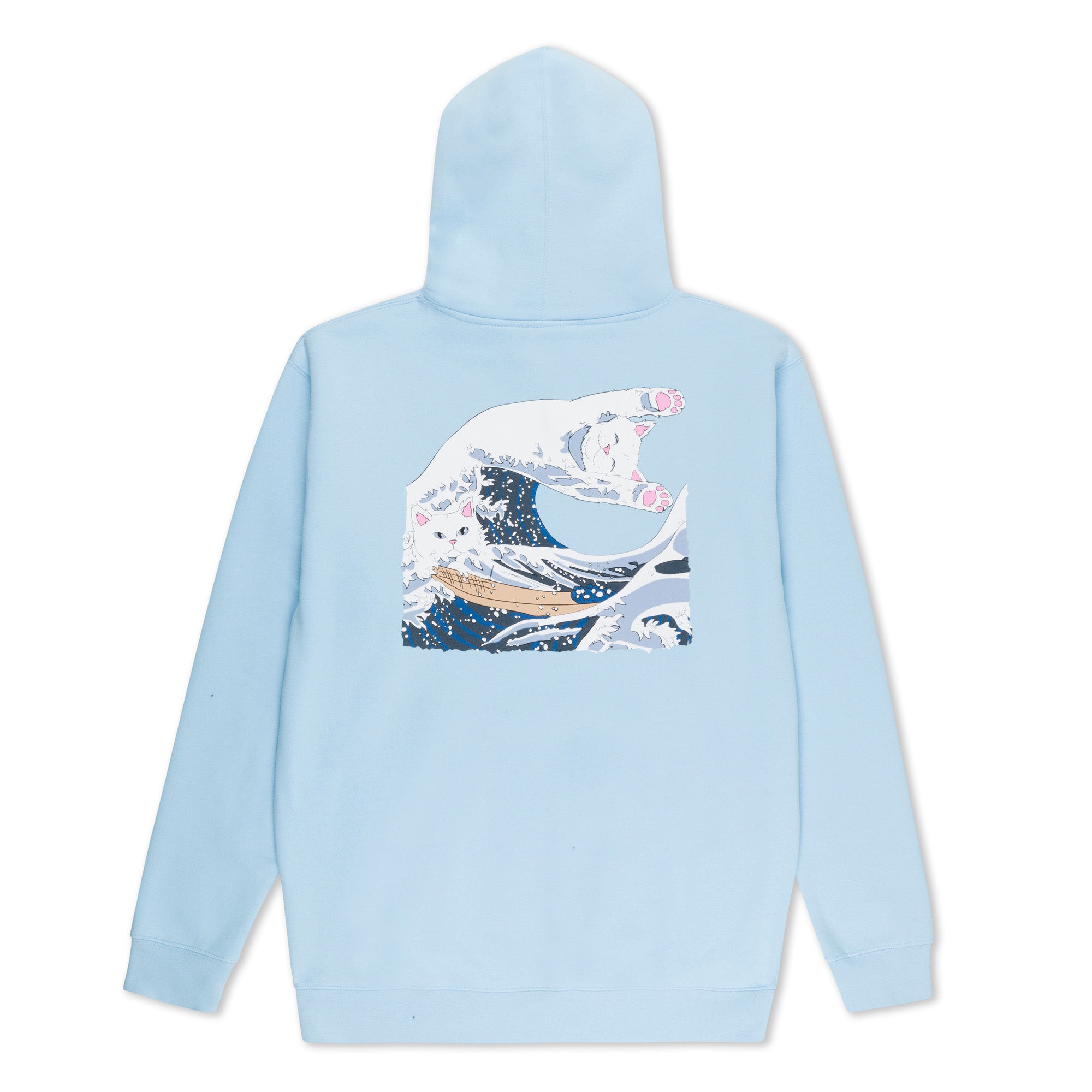 RipNDip The Great Wave Of Nerm Hoodie (Powder Blue)