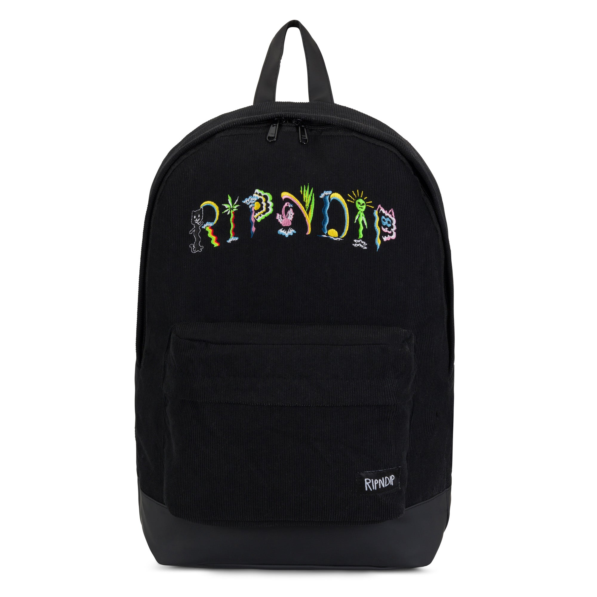 RIPNDIP Venice Corduroy Backpack (Black)