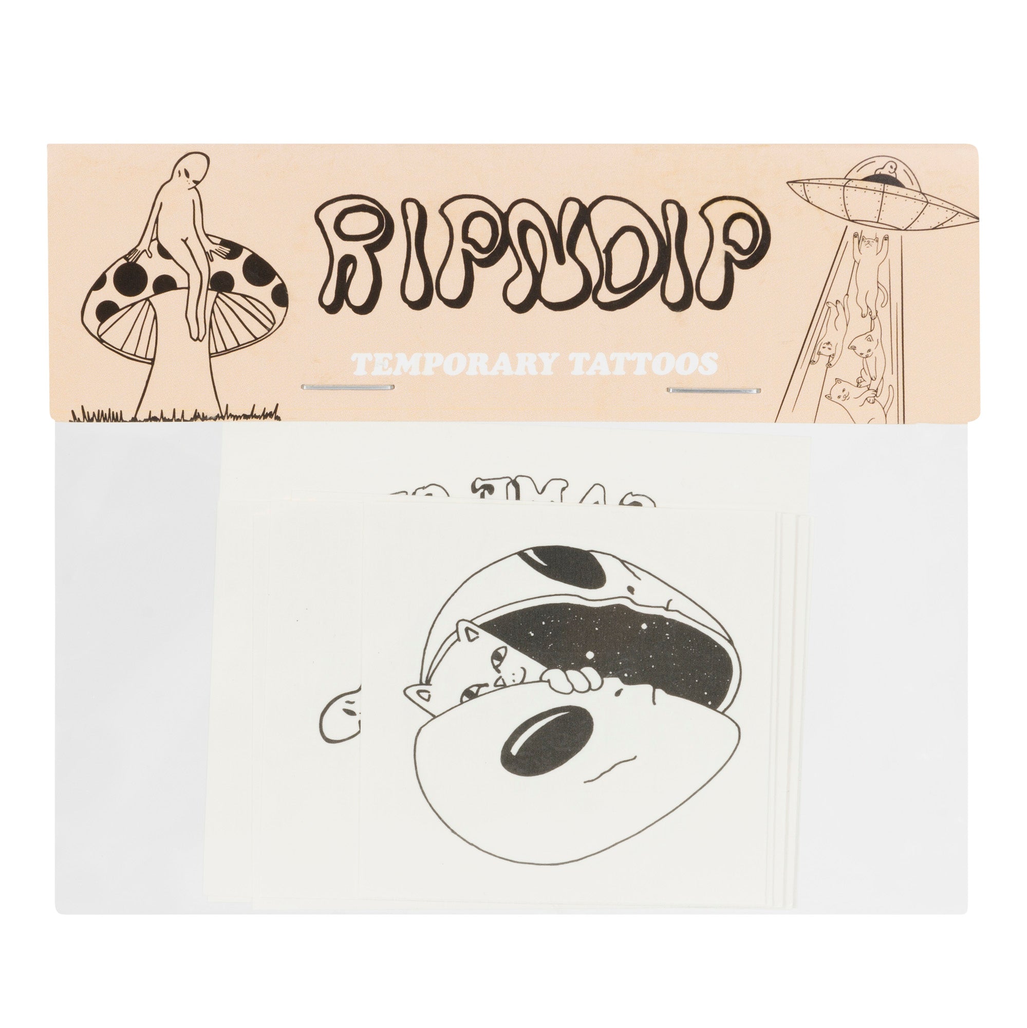 RIPNDIP We Out Here Tattoo Sheet (Black)