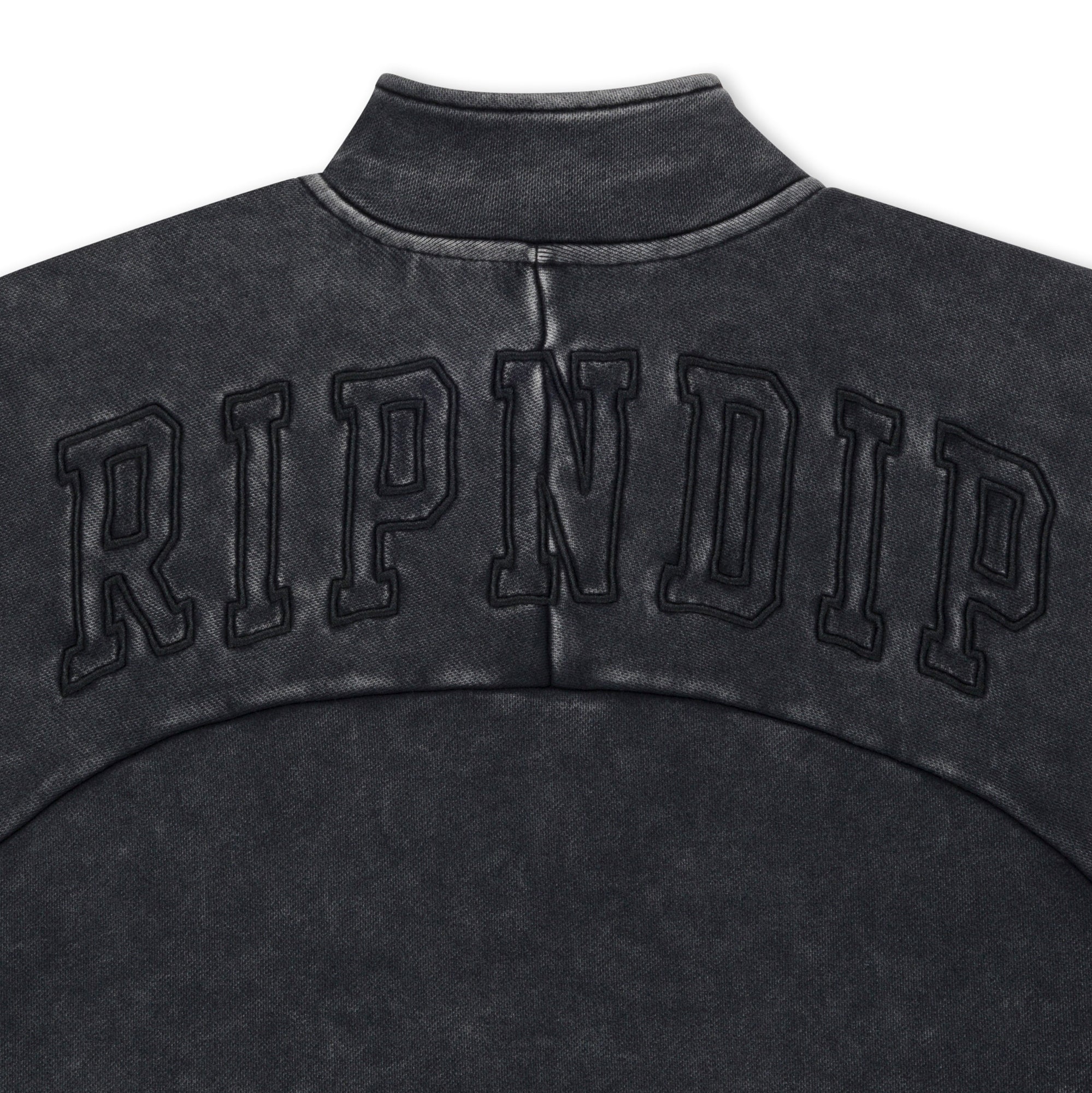 RIPNDIP Night Quarter Zip Sweatshirt (Black)