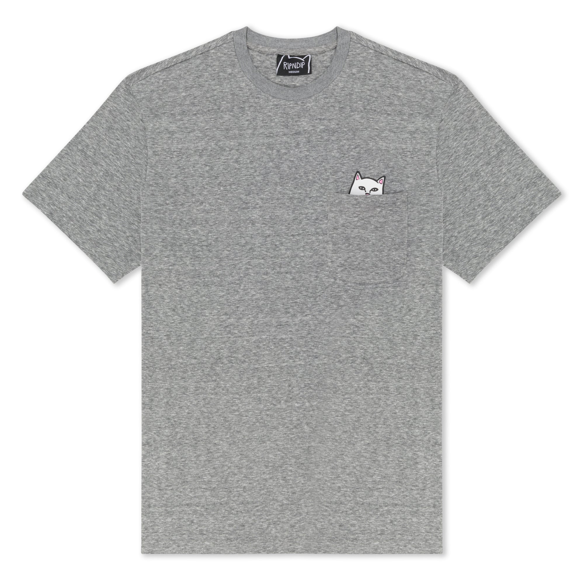 RIPNDIP Lord Nermal S/S Pocket Tee (Heather Grey)