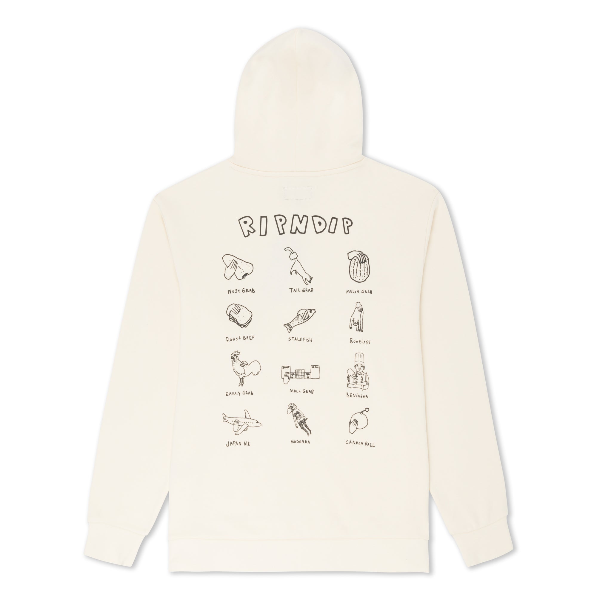 RIPNDIP Grabs Hoodie (Bone)