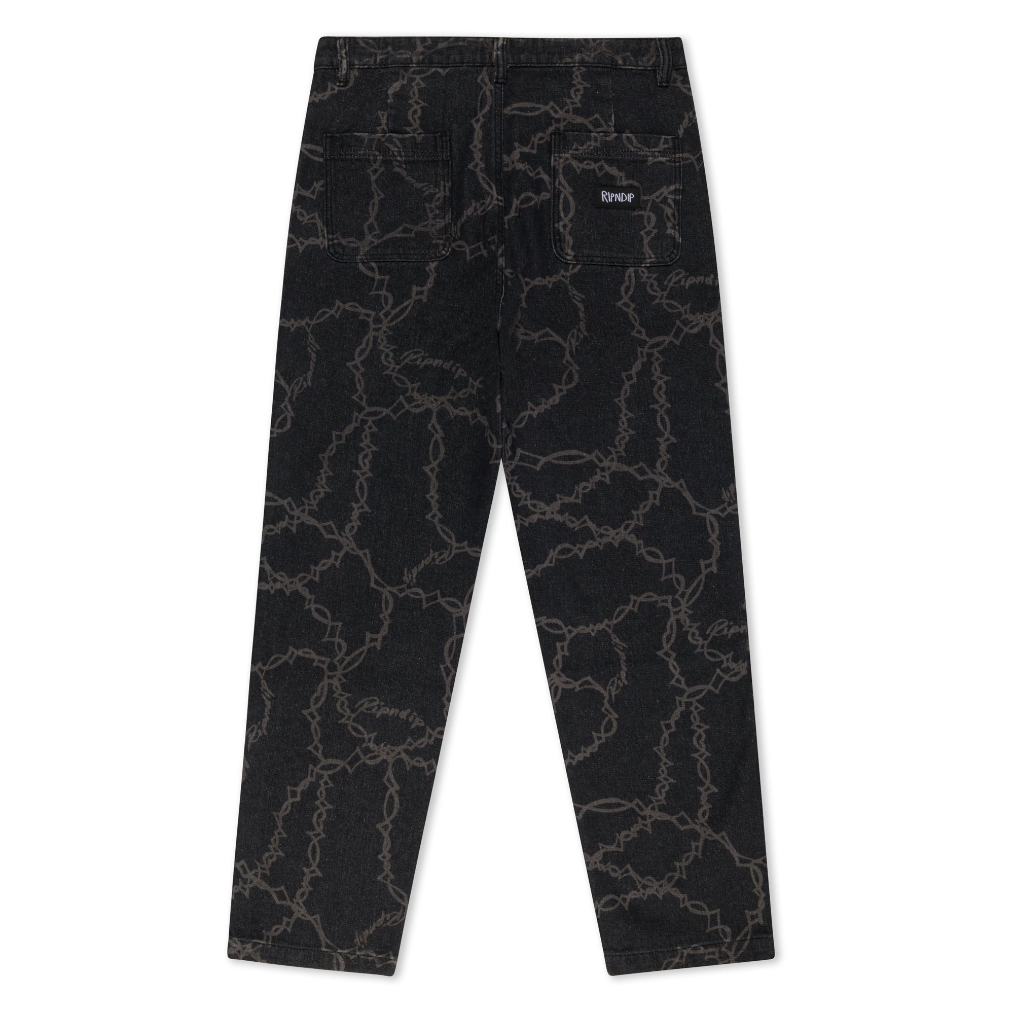 RIPNDIP Wired Denim Pants (Black)