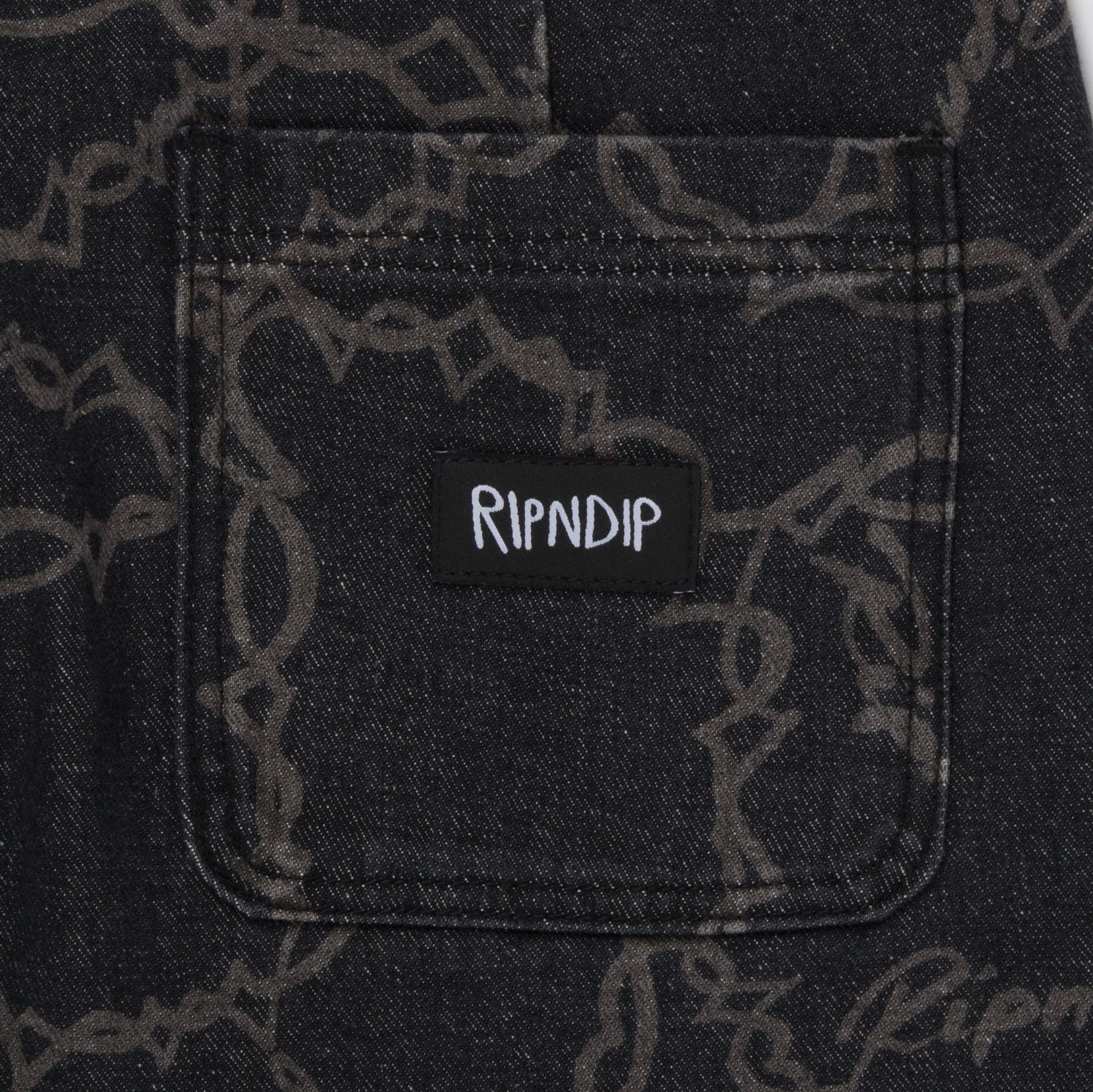 RIPNDIP Wired Denim Pants (Black)