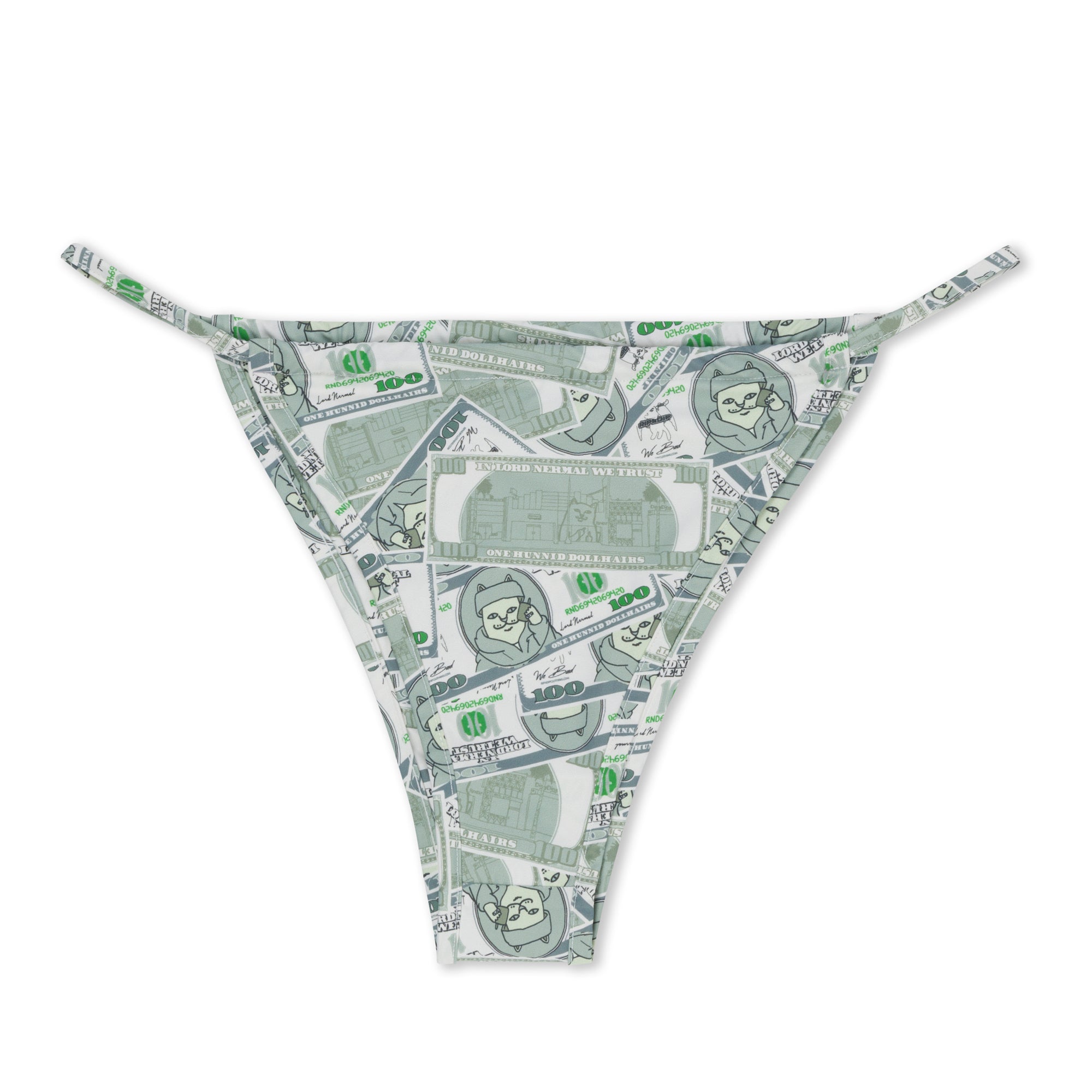 RIPNDIP Moneybag 2pc Bikini Set (Olive)