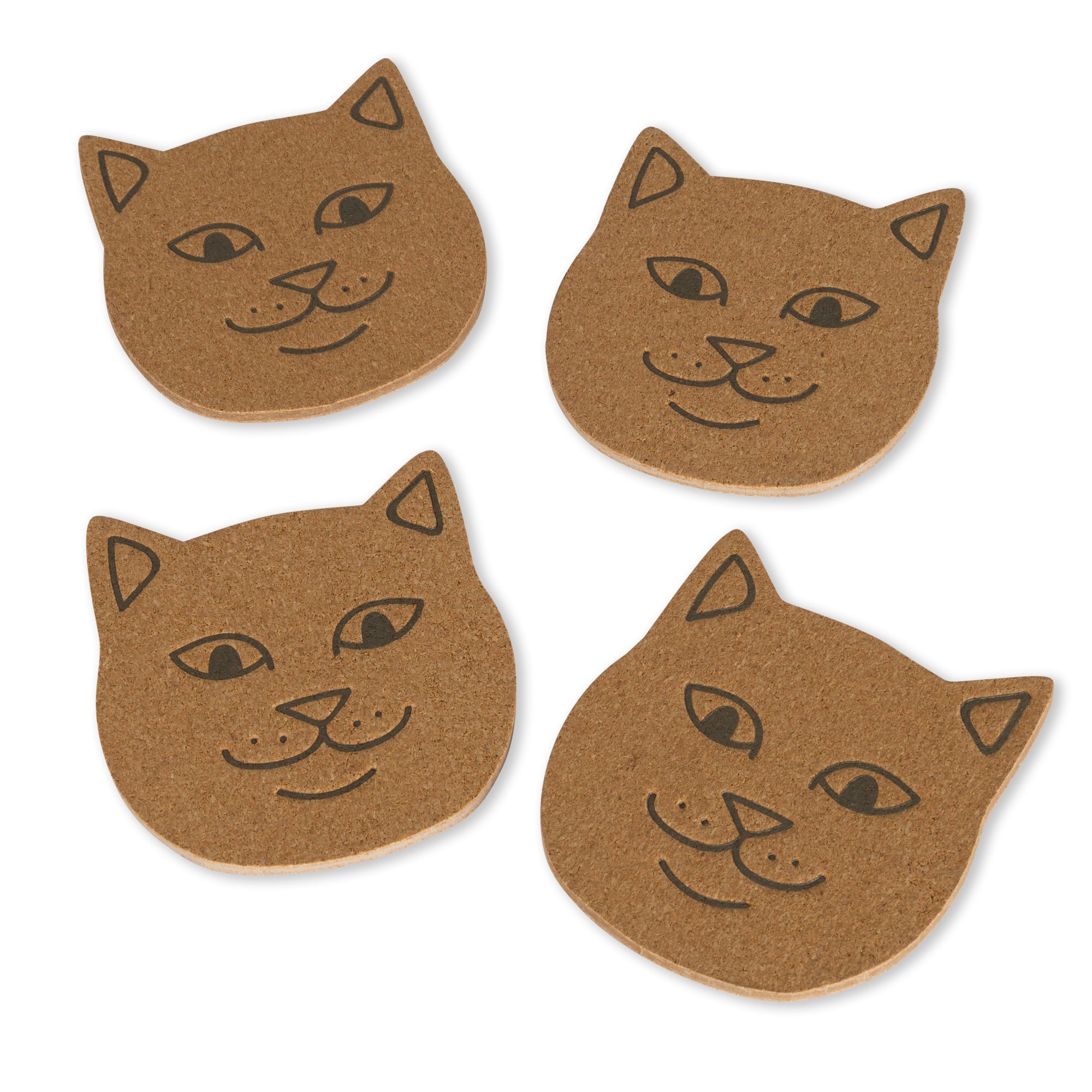 RIPNDIP Lord Nermal 4pc Coaster Set (White)