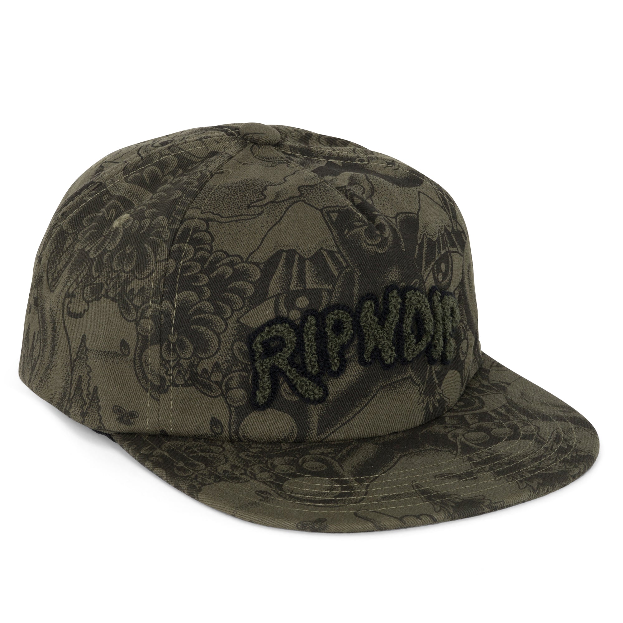 RIPNDIP Dark Twisted Fantasy 5 Panel (Olive/Black)