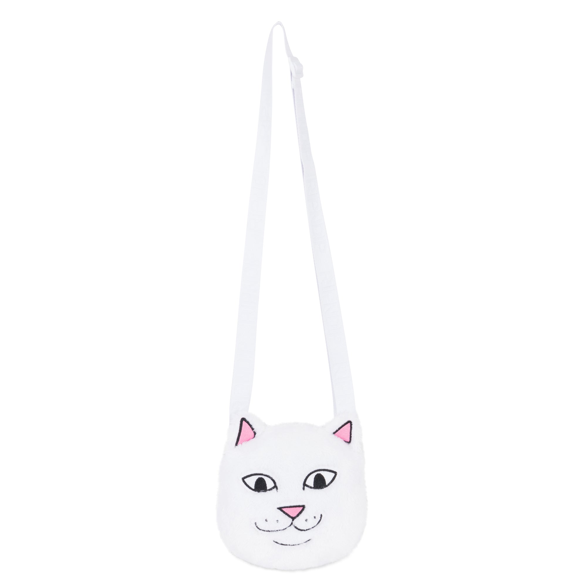 RIPNDIP Lord Nermal Sherpa Crossbody Bag (White)