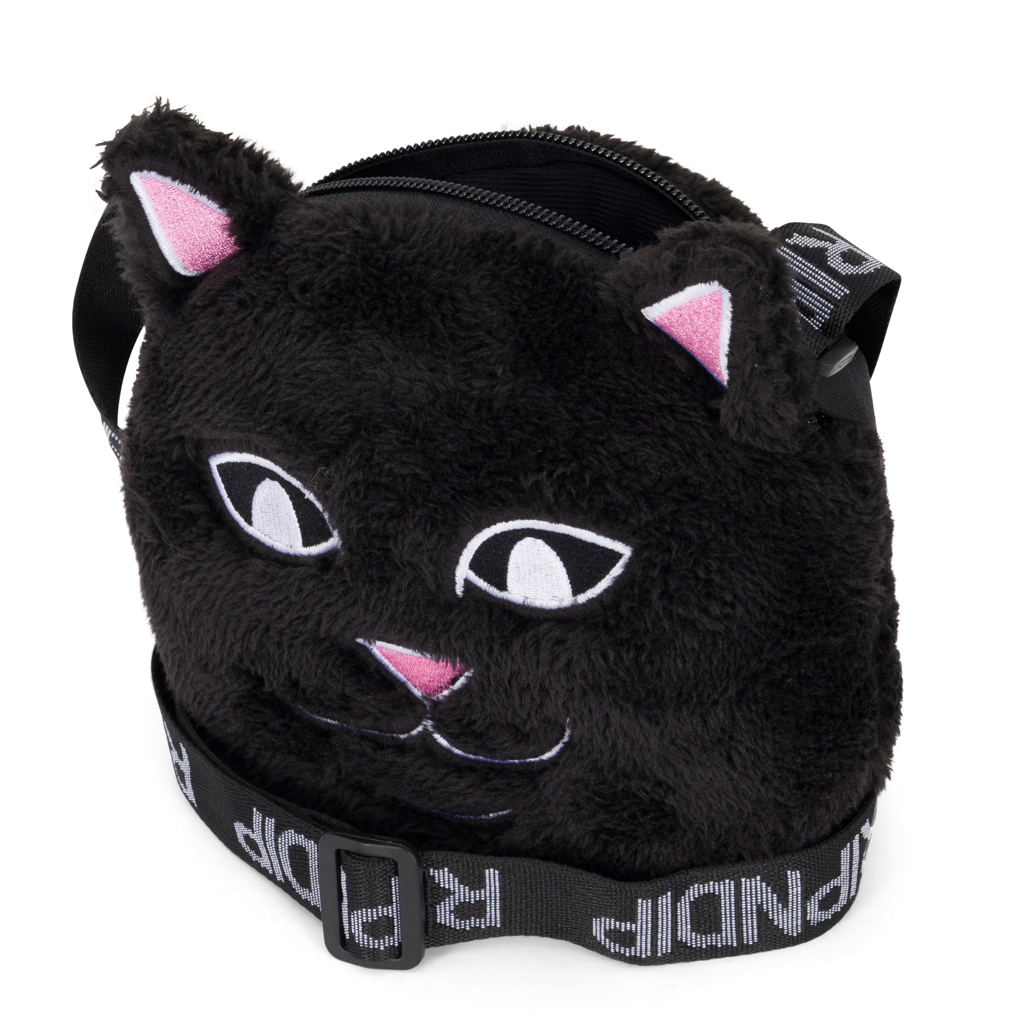 RIPNDIP Lord Jermal Sherpa Crossbody Bag (Black)