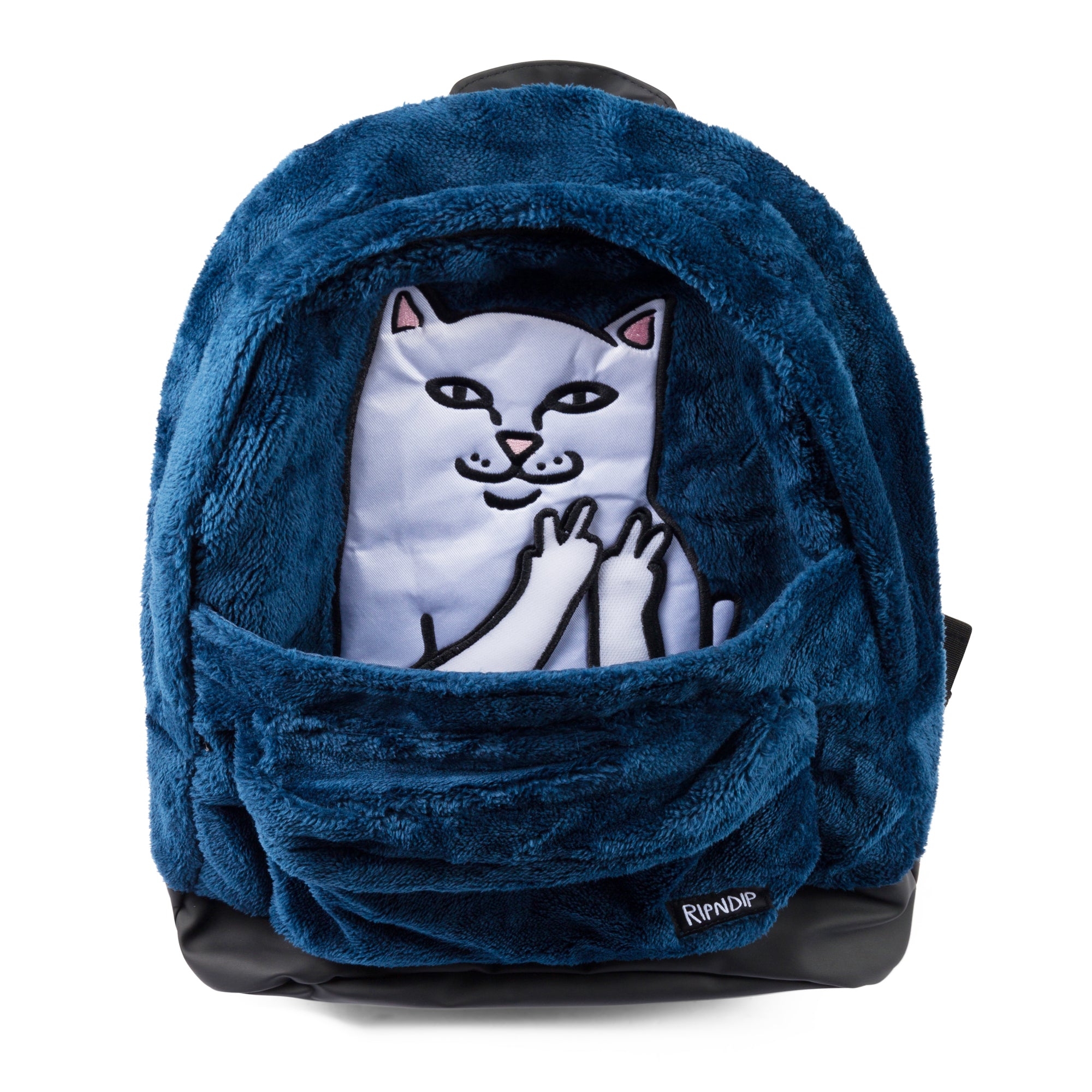 RIPNDIP Lord Nermal Sherpa Backpack (Navy)