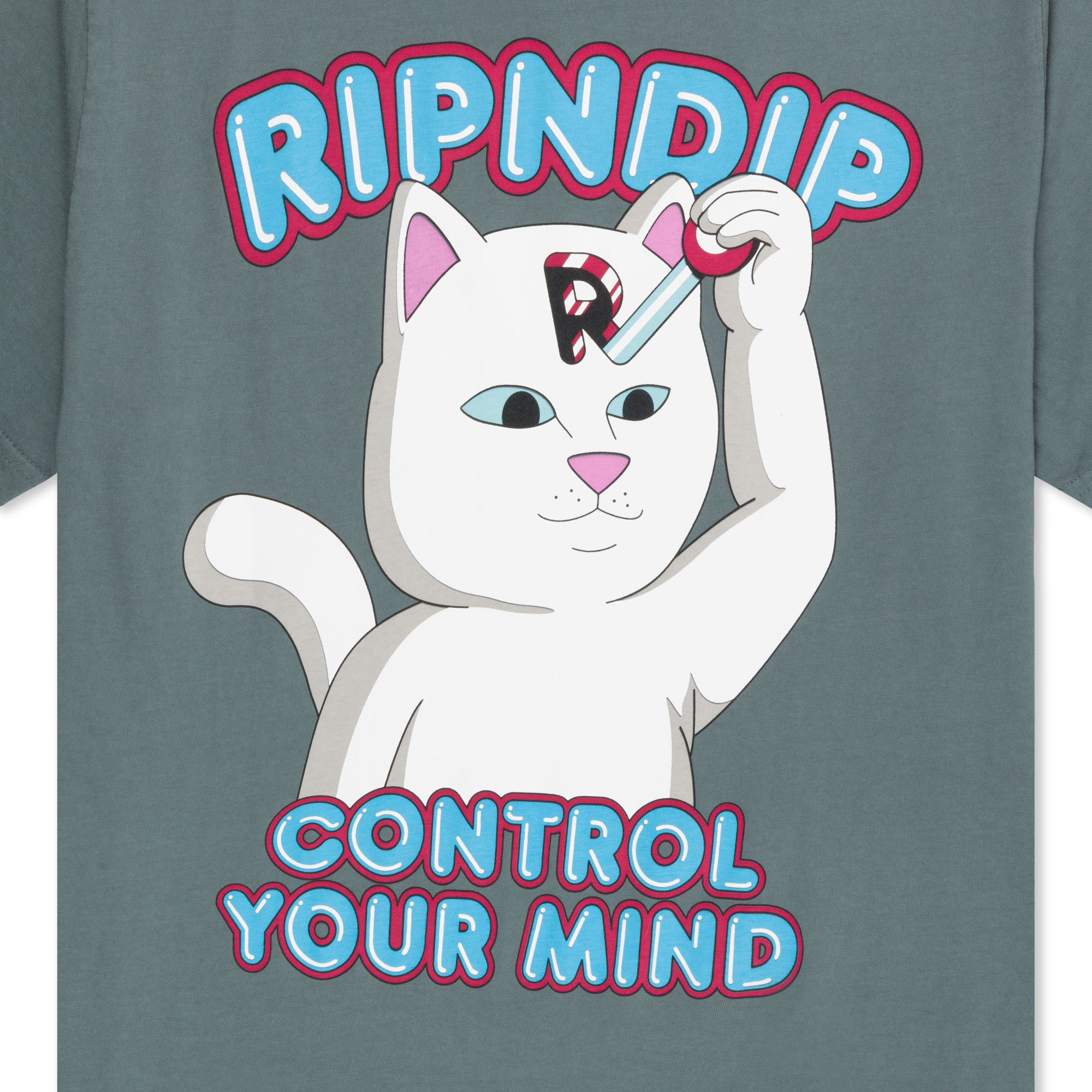 RIPNDIP Control Your Mind Tee (Charcoal)