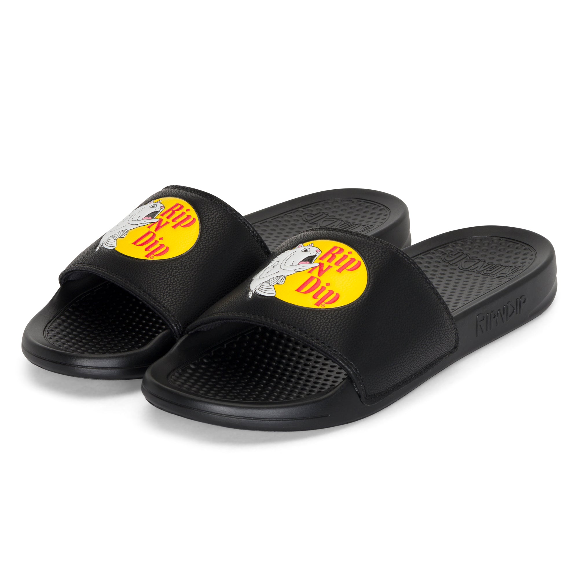 RIPNDIP Catfish Slides (Black)