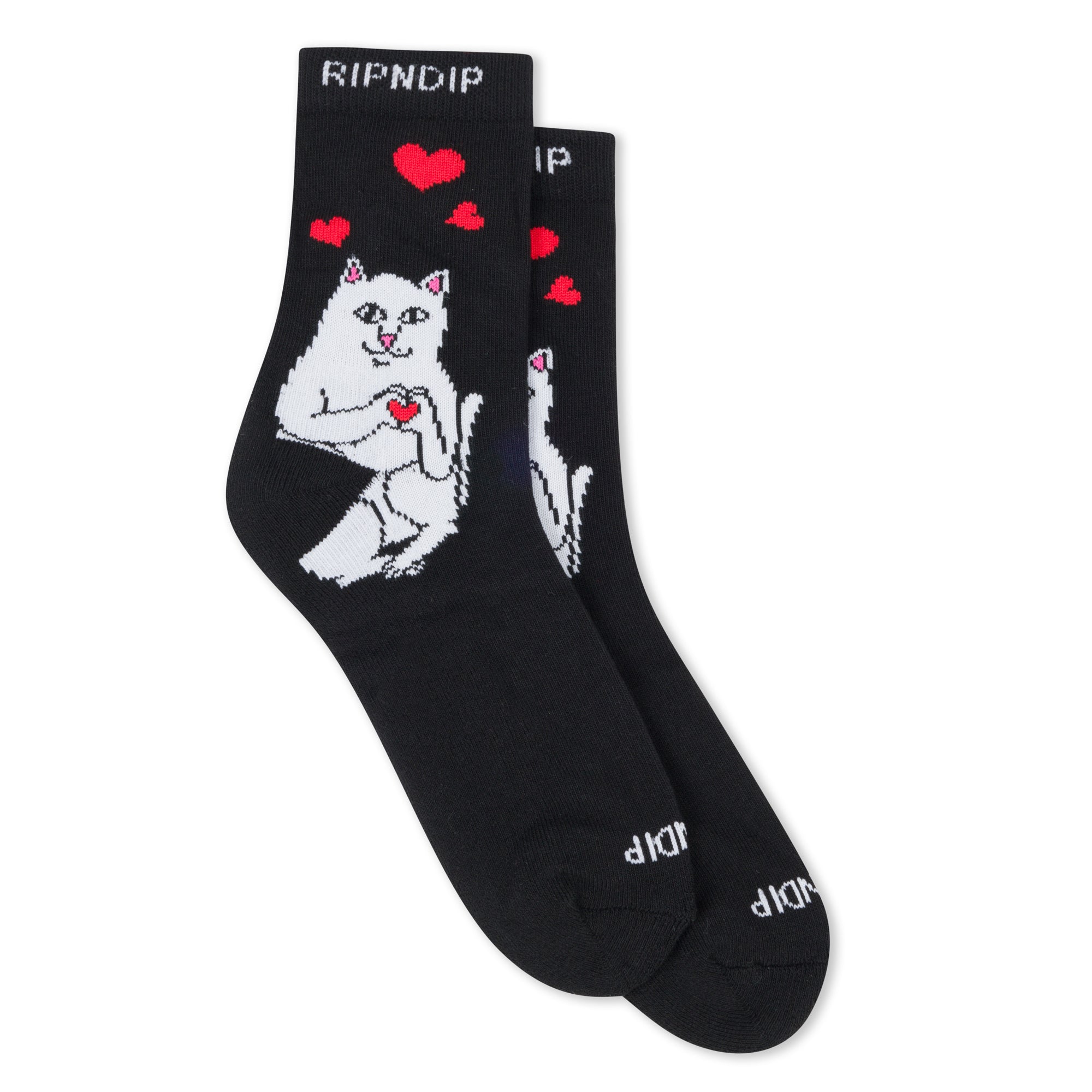 RIPNDIP Nermal Loves Mid Socks (Black)