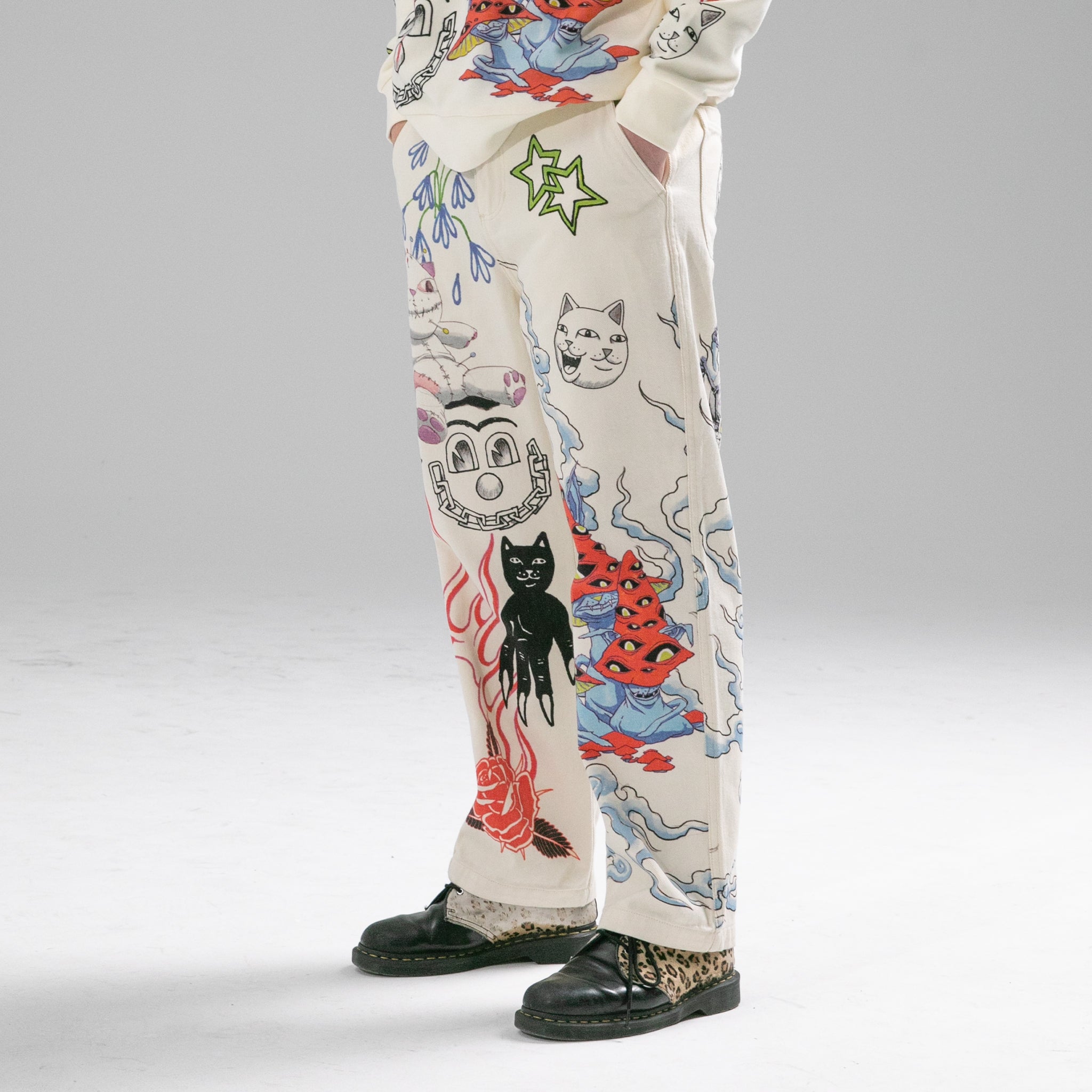 RIPNDIP Travis Pants (Off White)