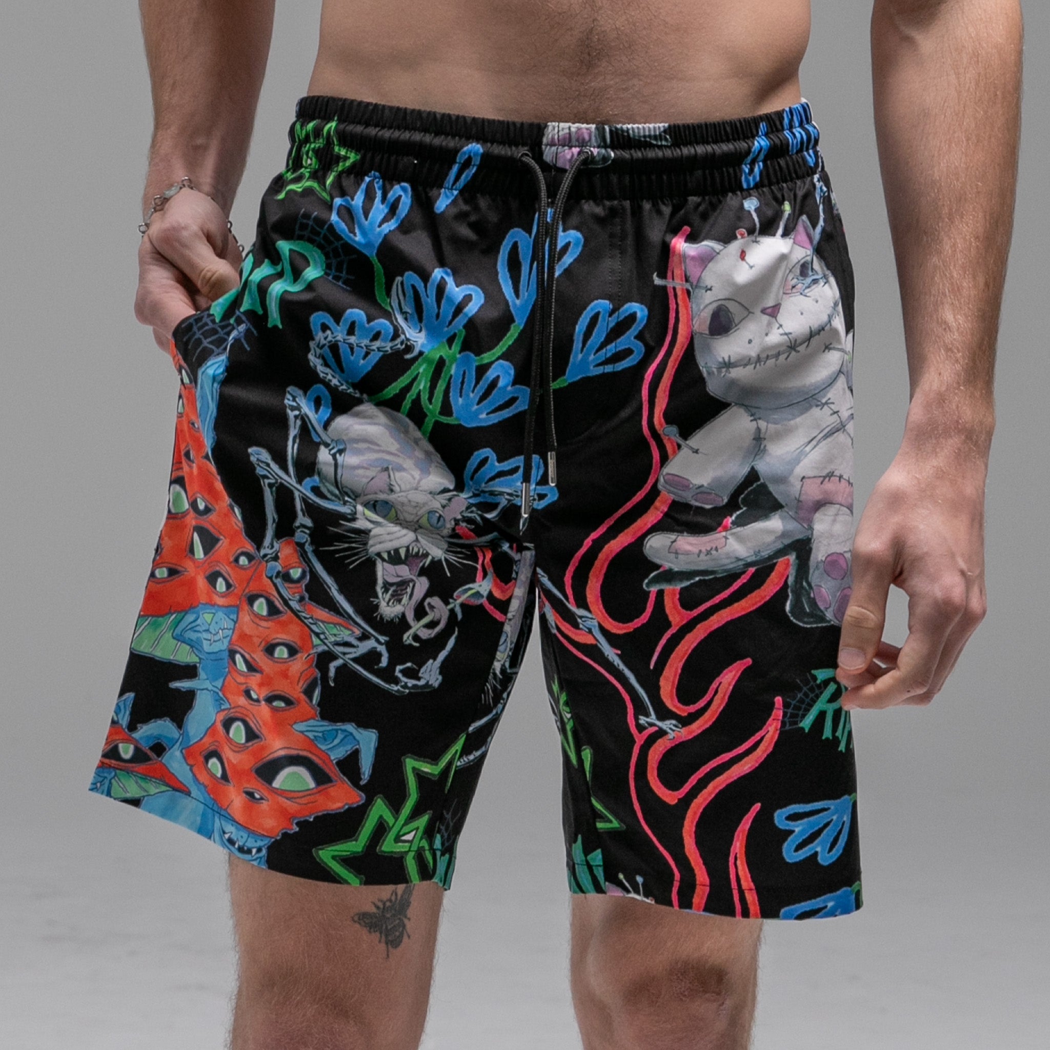 RIPNDIP Travis Swim Shorts (Black)