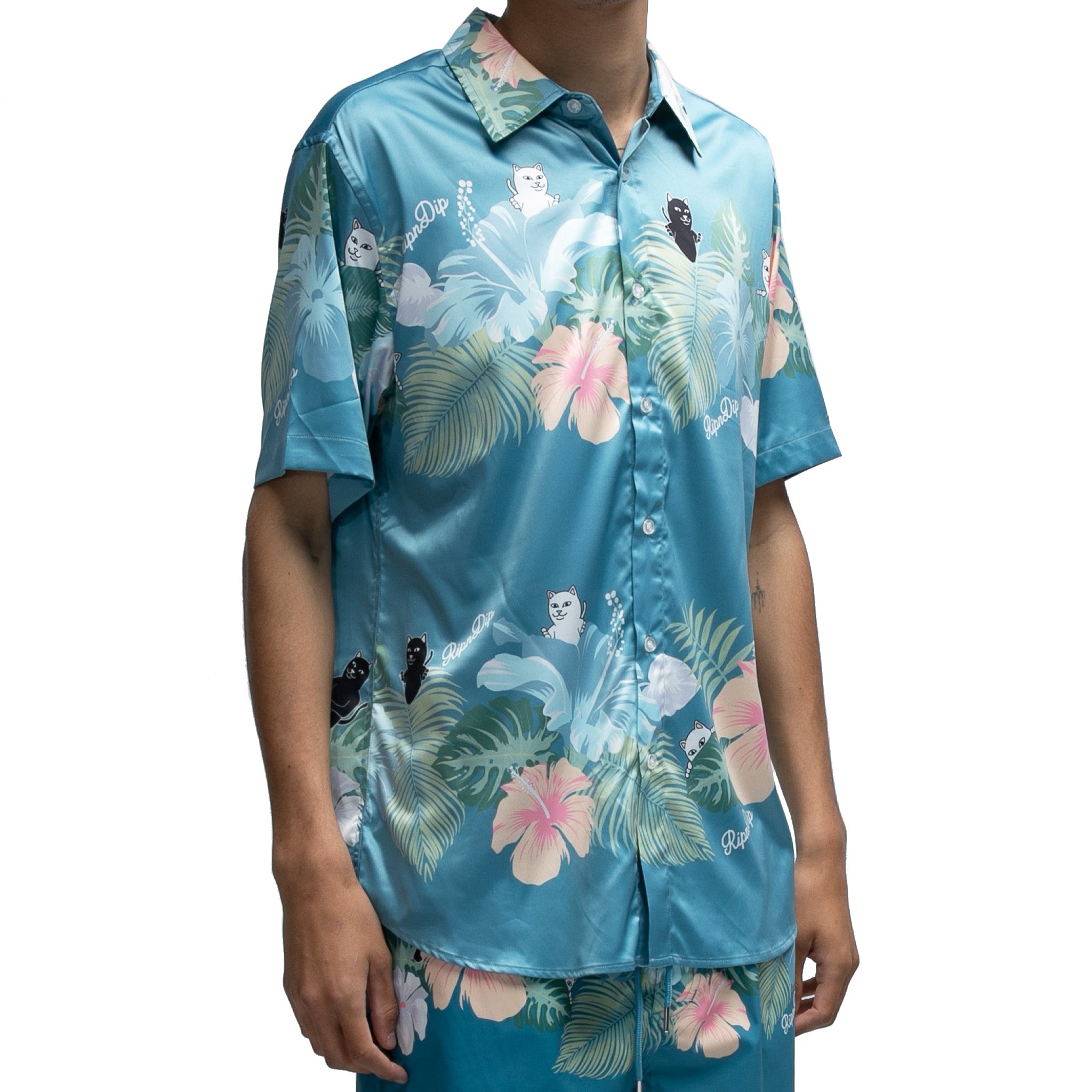 RipNDip Pablo Button Up (Misty Blue)