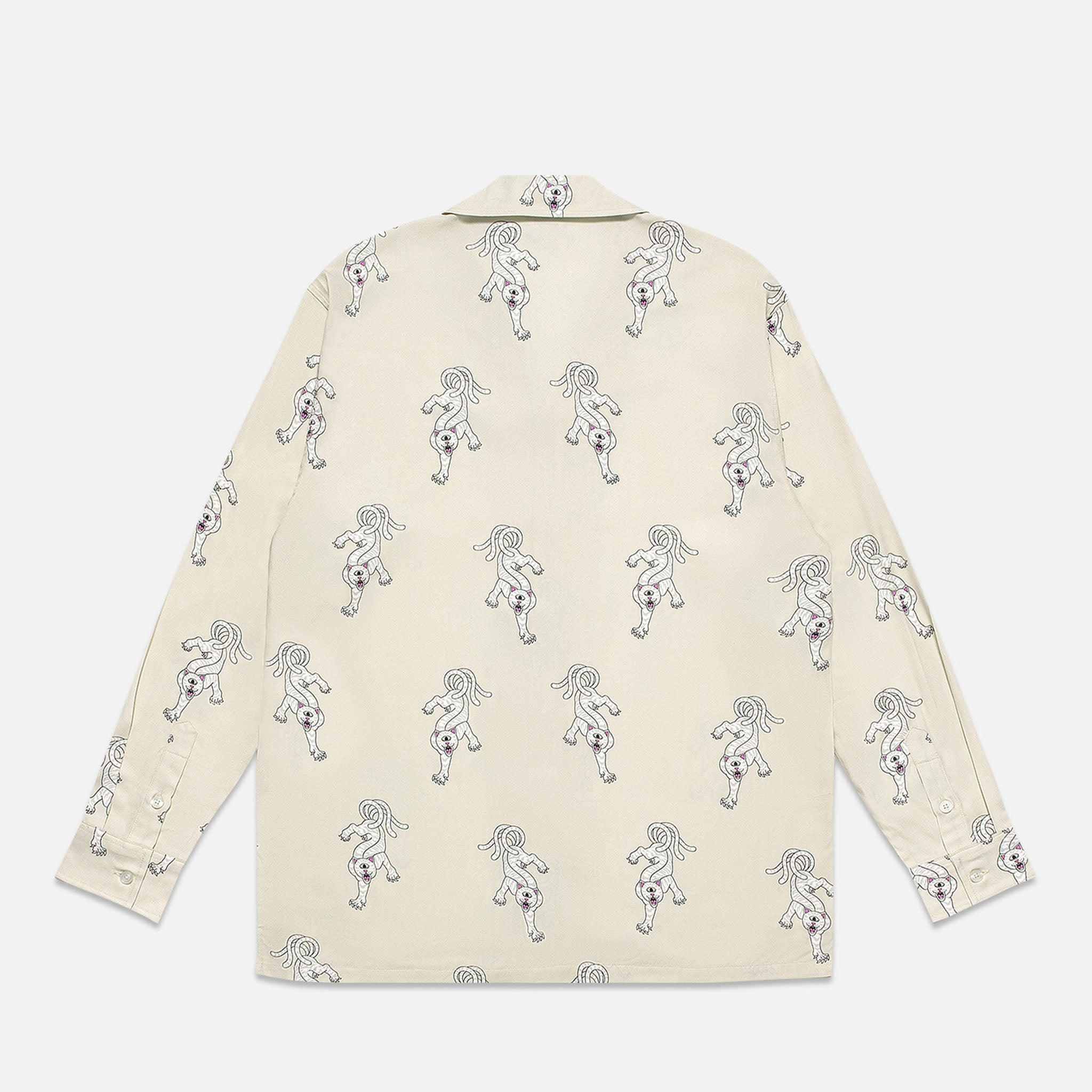 RIPNDIP Ripndip x Clottee Long Sleeve Button Up (Grey)