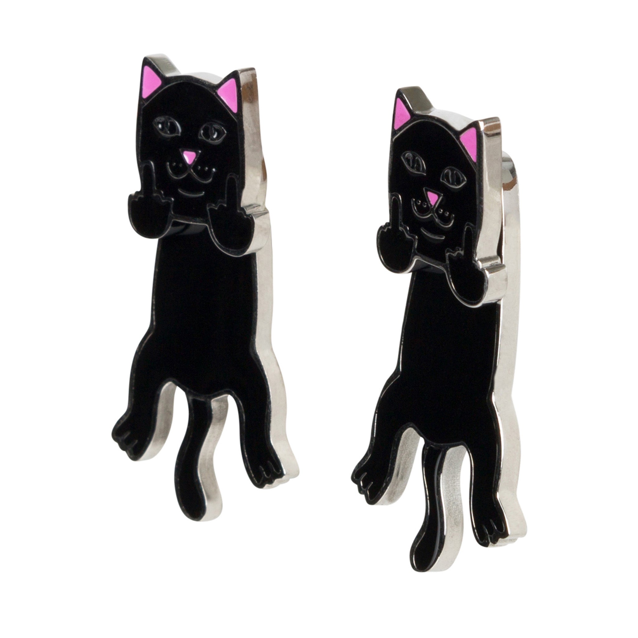 RIPNDIP Naughty Jerm Earrings (Black)