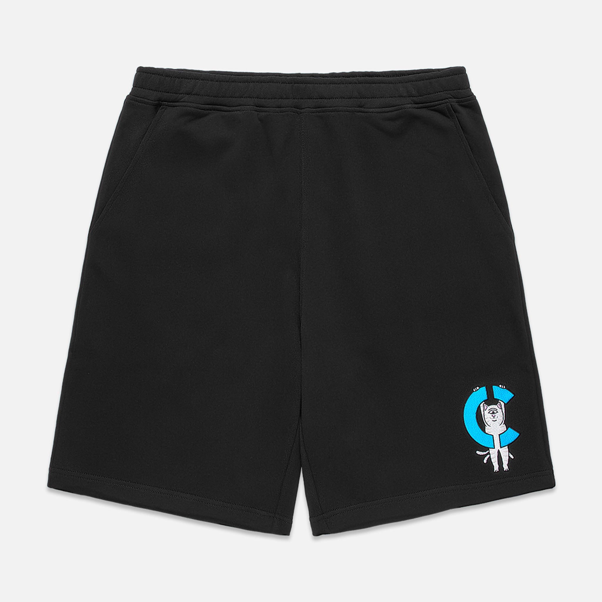 Hanging On Sweatshorts Black RIPNDIP