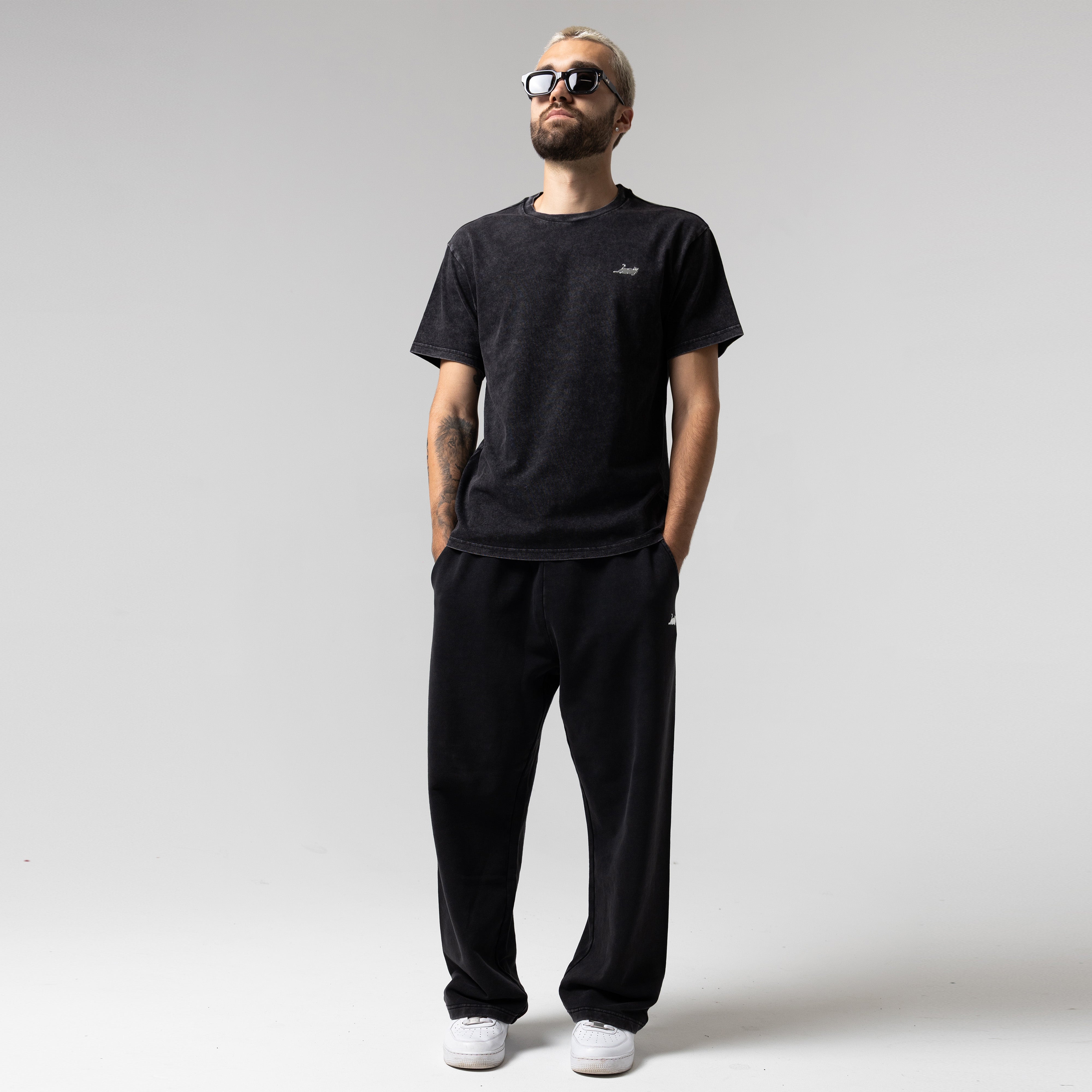 RIPNDIP Castanza Short Sleeve Tee (Black Vintage Wash)