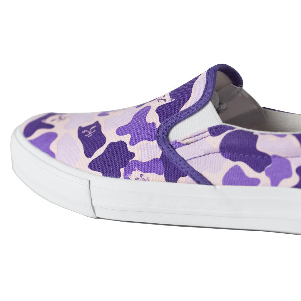 RipNDip Ripndip Purple Camo Slip Ons