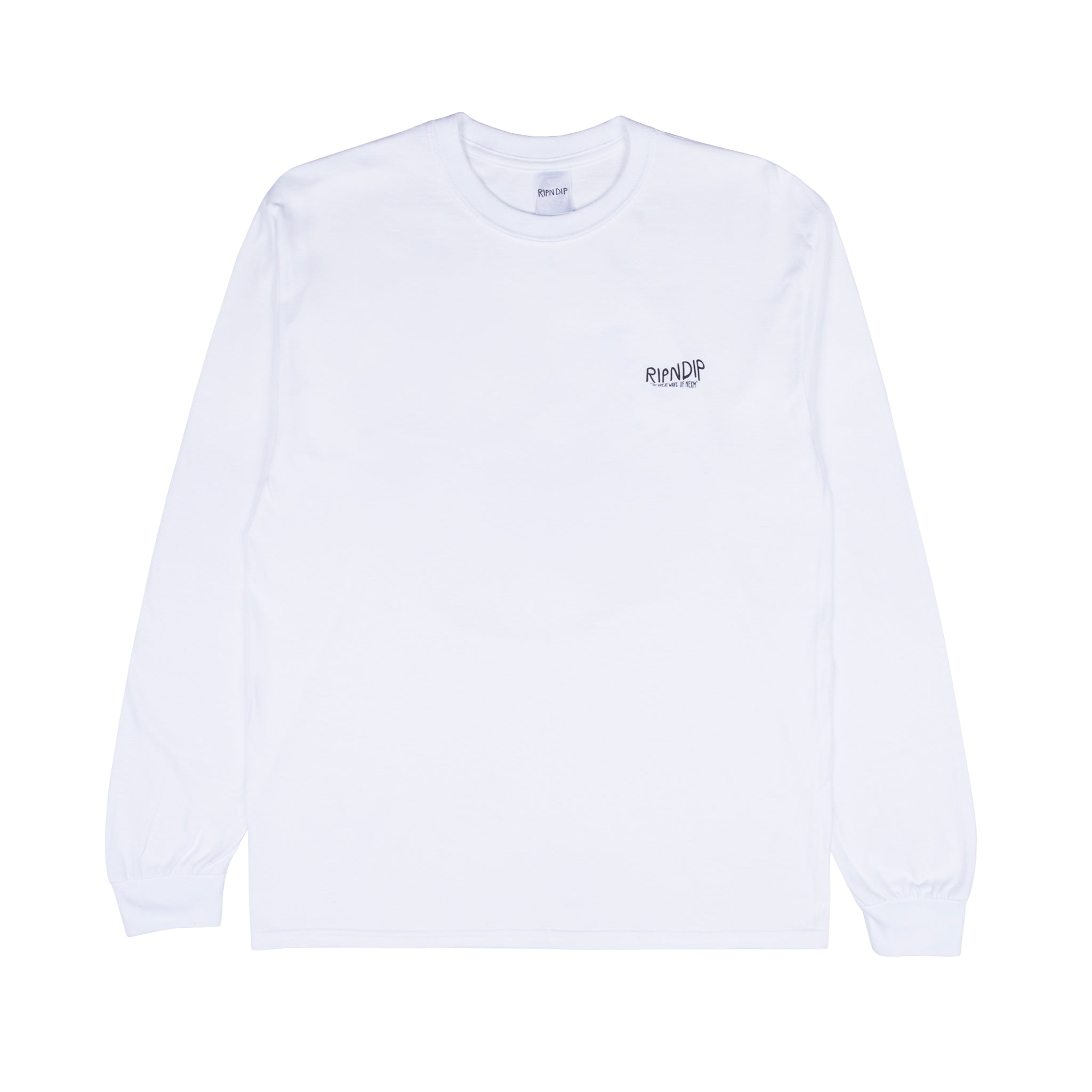 RipNDip The Great Wave Of Nerm Long Sleeve (White)