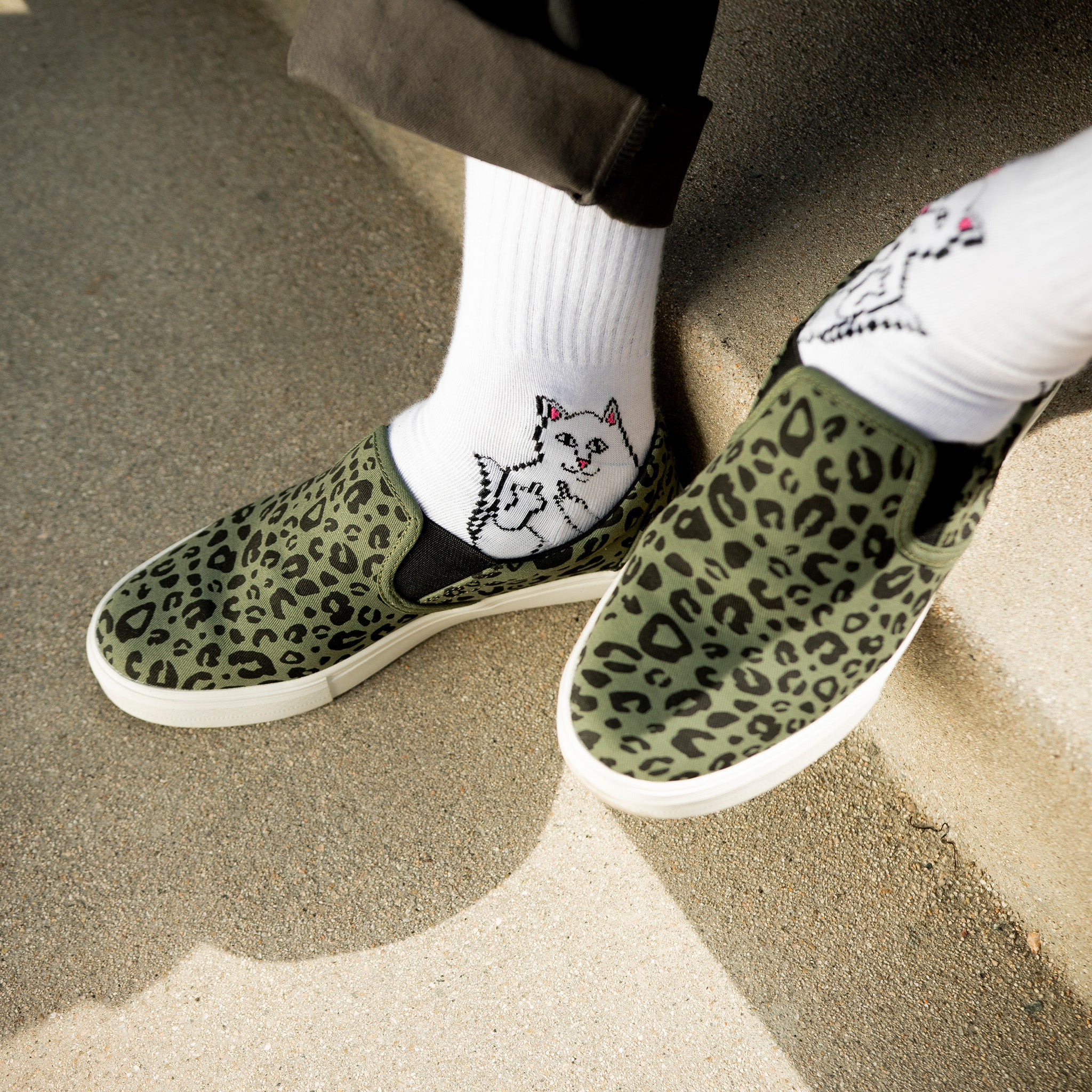 RIPNDIP Spotted Slip On Shoes