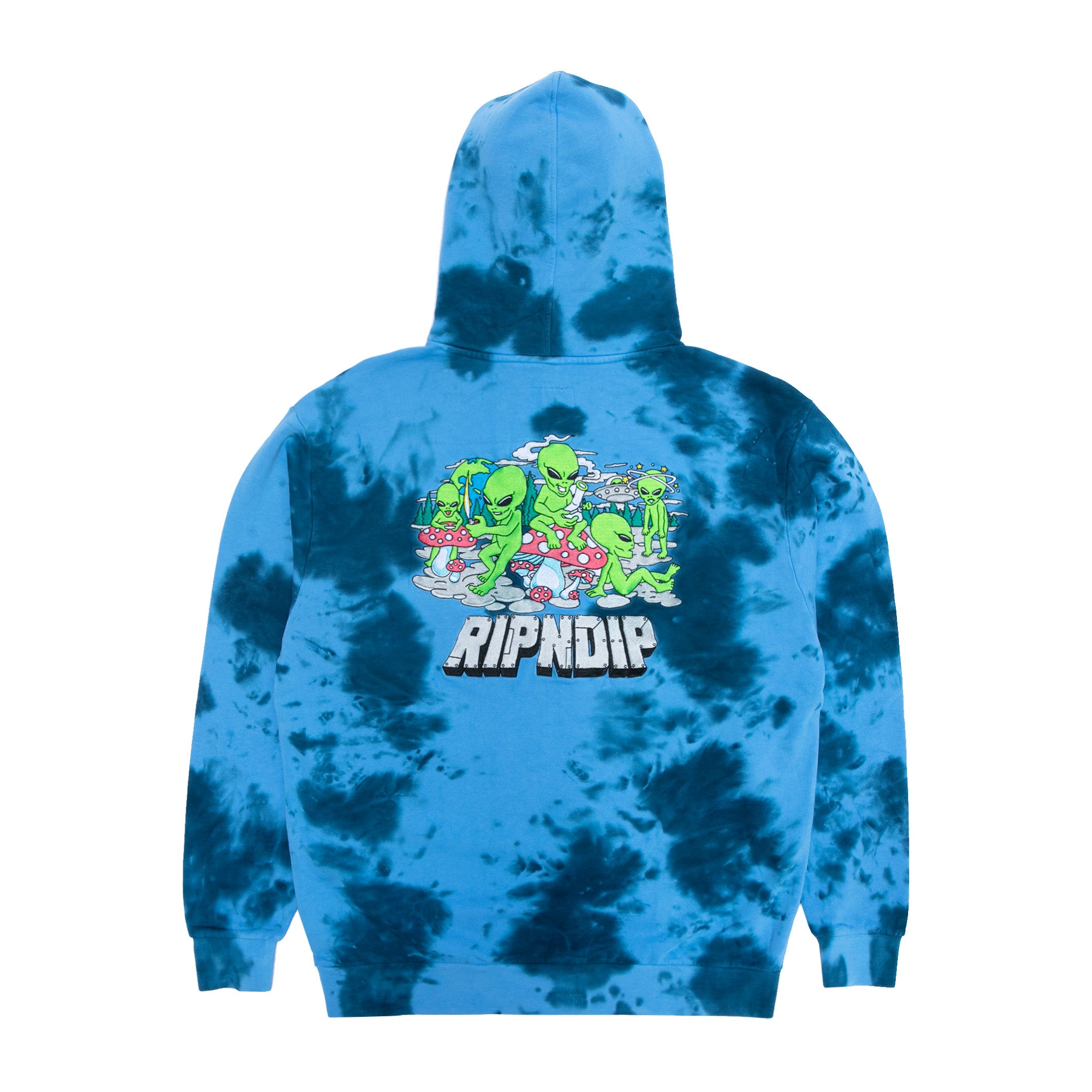 RIPNDIP Space Gang Hoodie (Navy Lightning Wash)