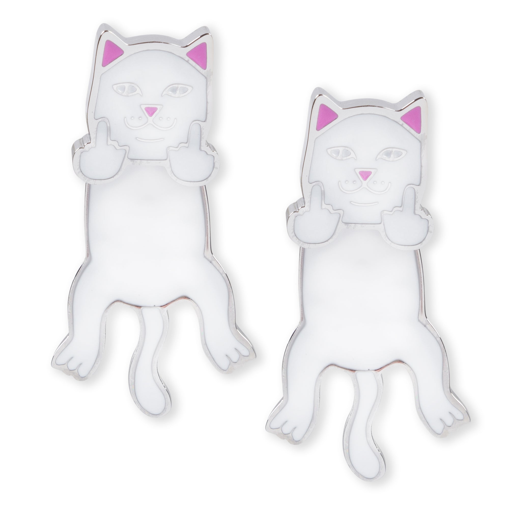 RipNDip Naughty Nerm Earring Set (White)