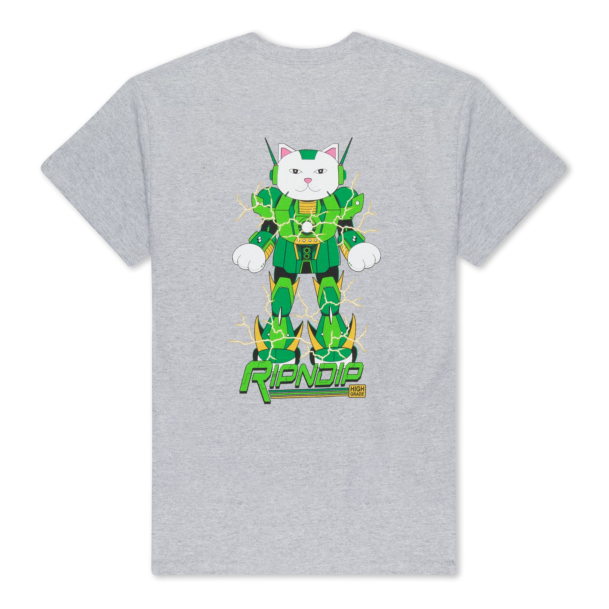 RIPNDIP Ripndip x Naggiven Nermbot Tee (Ash Heather)