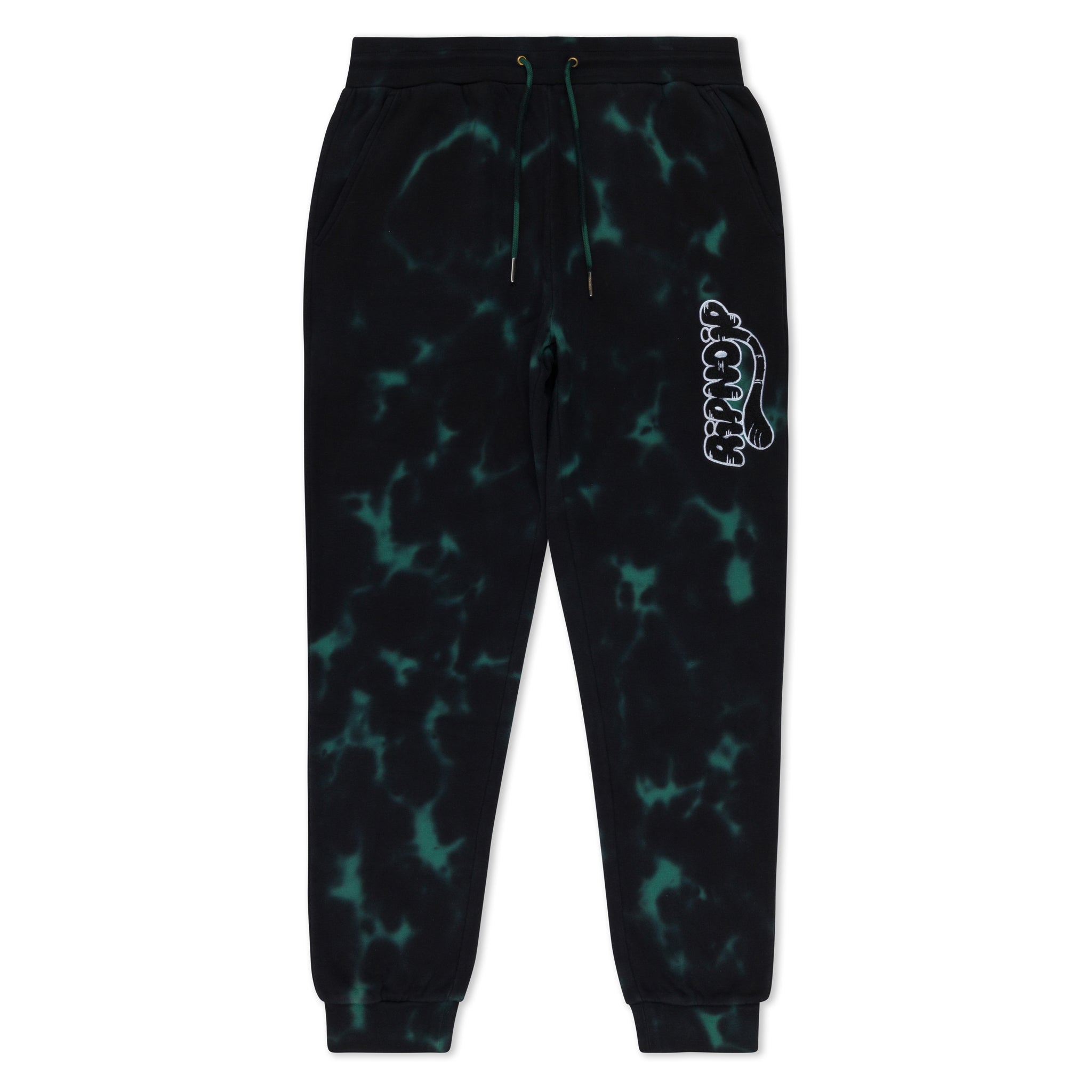 RIPNDIP Ripntail Sweatpants (Green/Black Tie Dye)