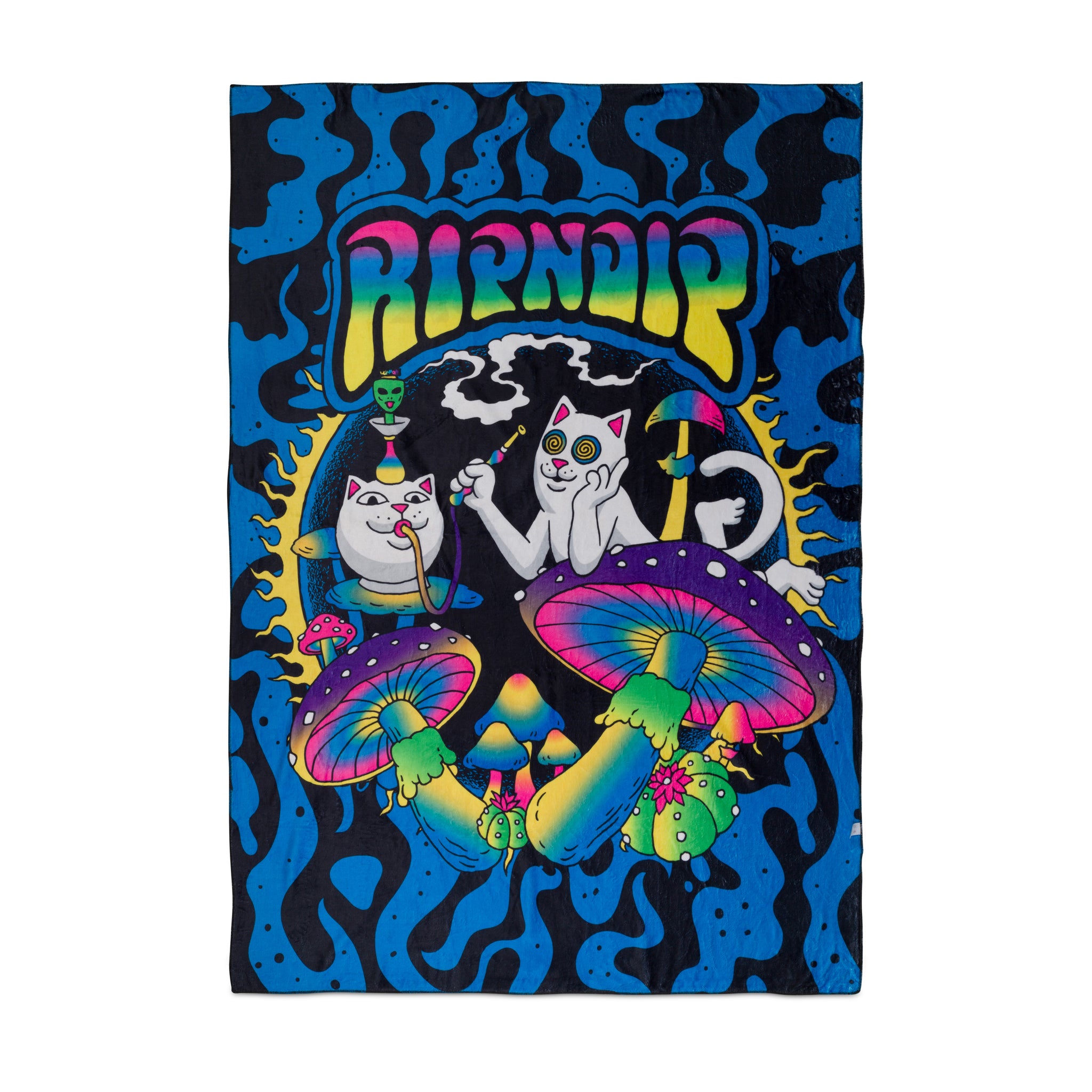 RIPNDIP Psychedelic Garden Fleece Blanket  (Multi)