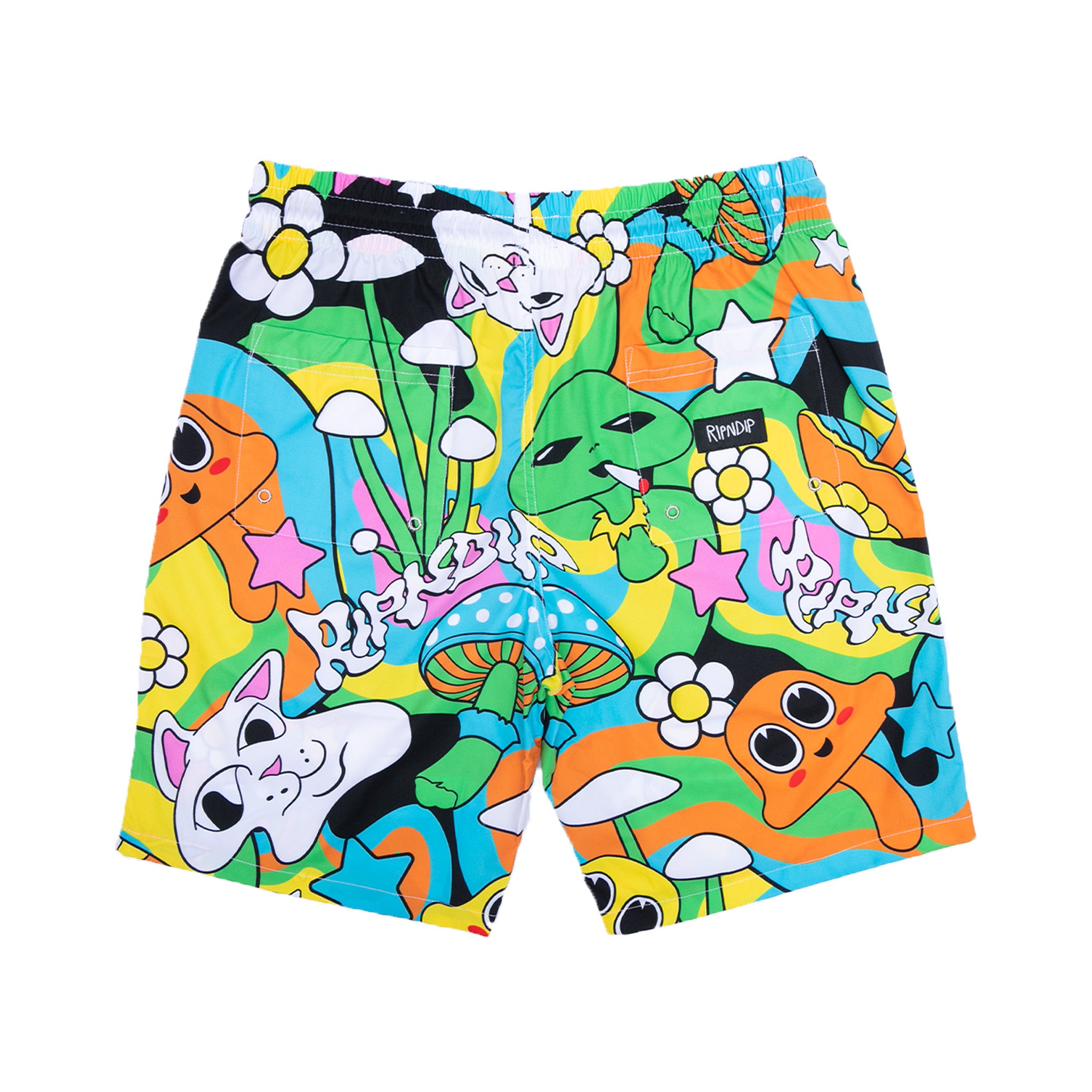 RIPNDIP Shroom Mania Swim Shorts (Multi)
