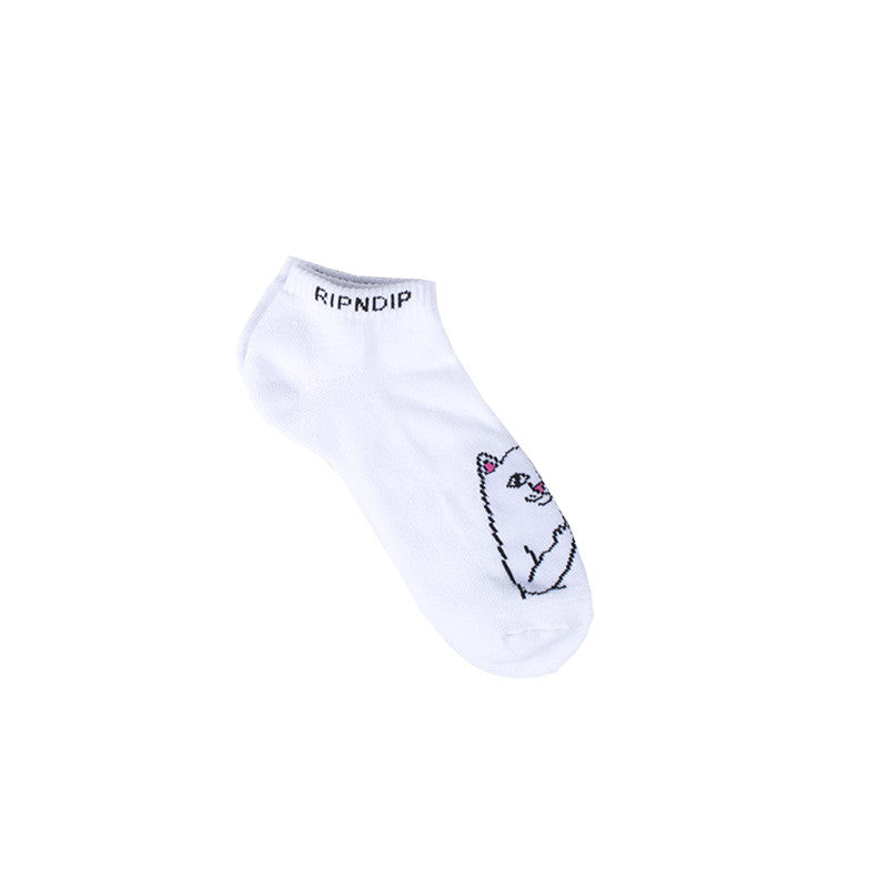 RipNDip Lord Nermal Ankle Socks (White)
