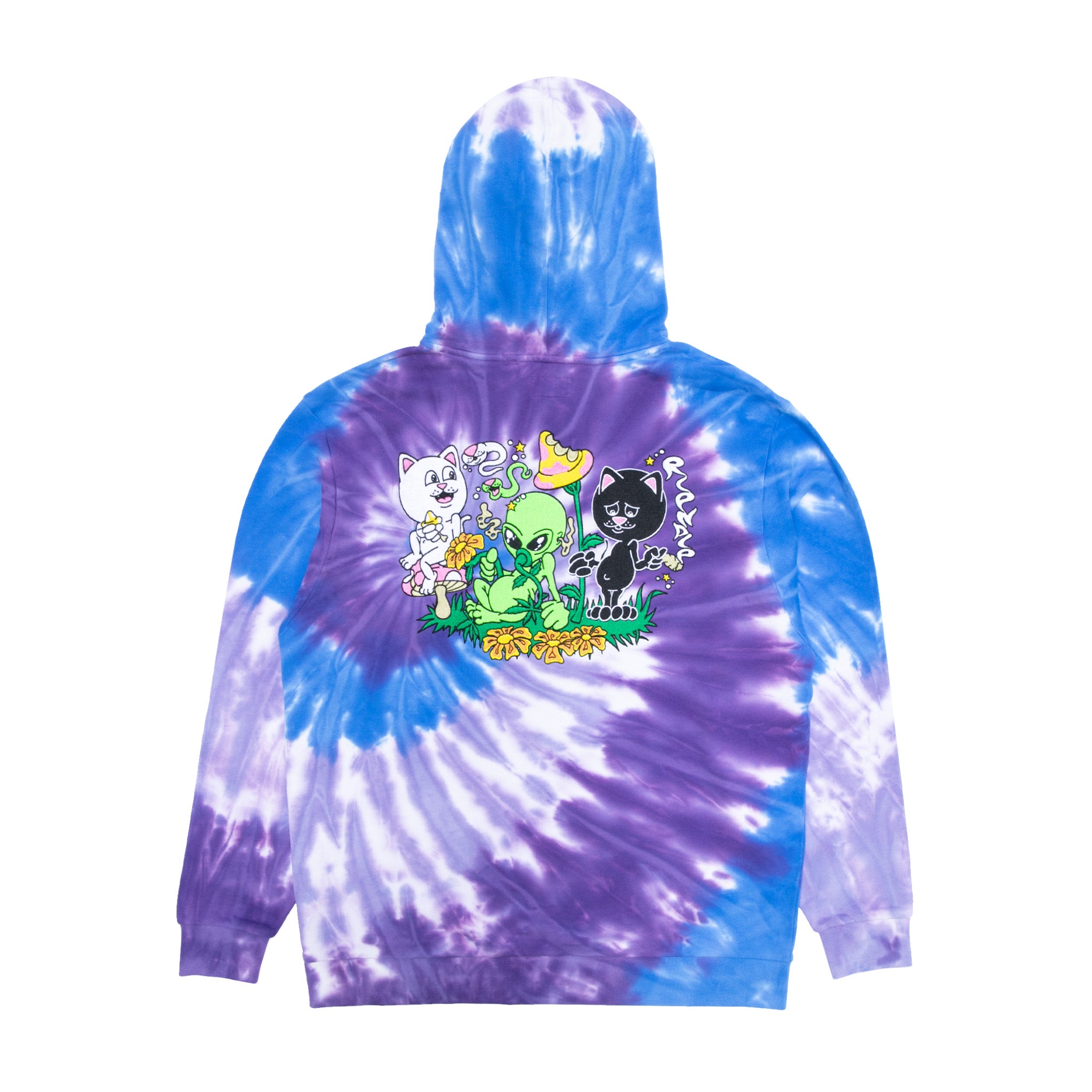 Friday Jr Hoodie (Purple/Lilac Spiral Dye) – RIPNDIP