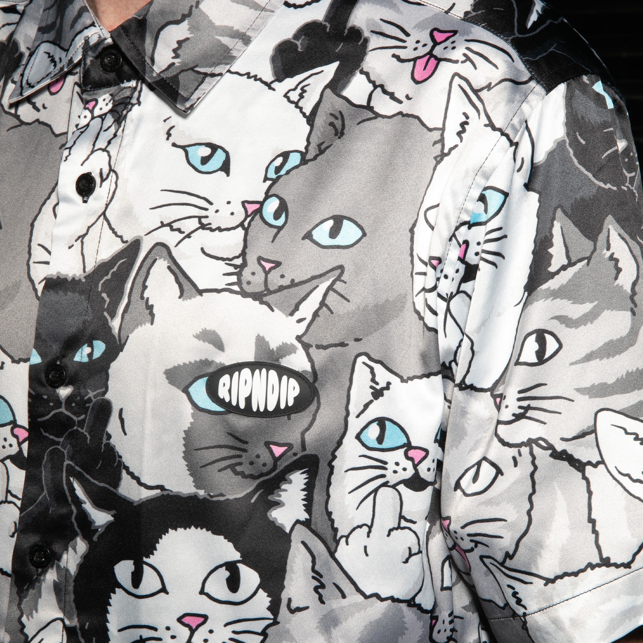 RIPNDIP Family Tree Button Up (Black)